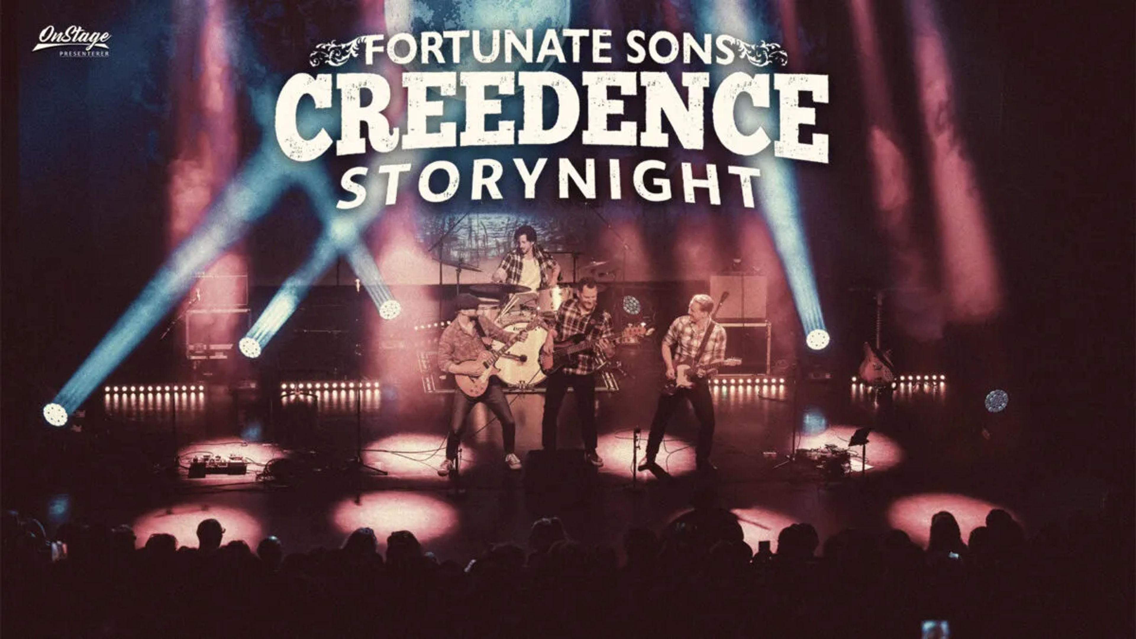 Promotional graphic for Creedence Storynight