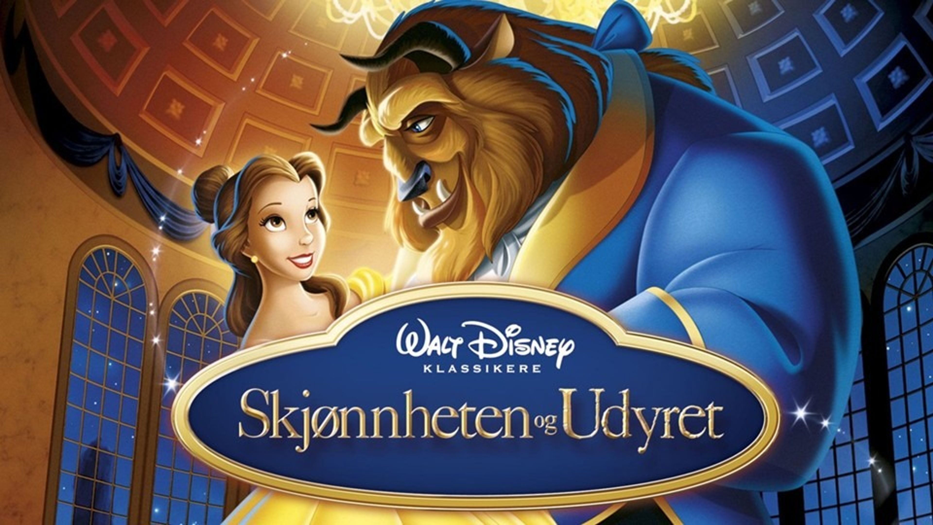 Promotional graphic for BARNESØNDAG // Skjønnheten og Udyret