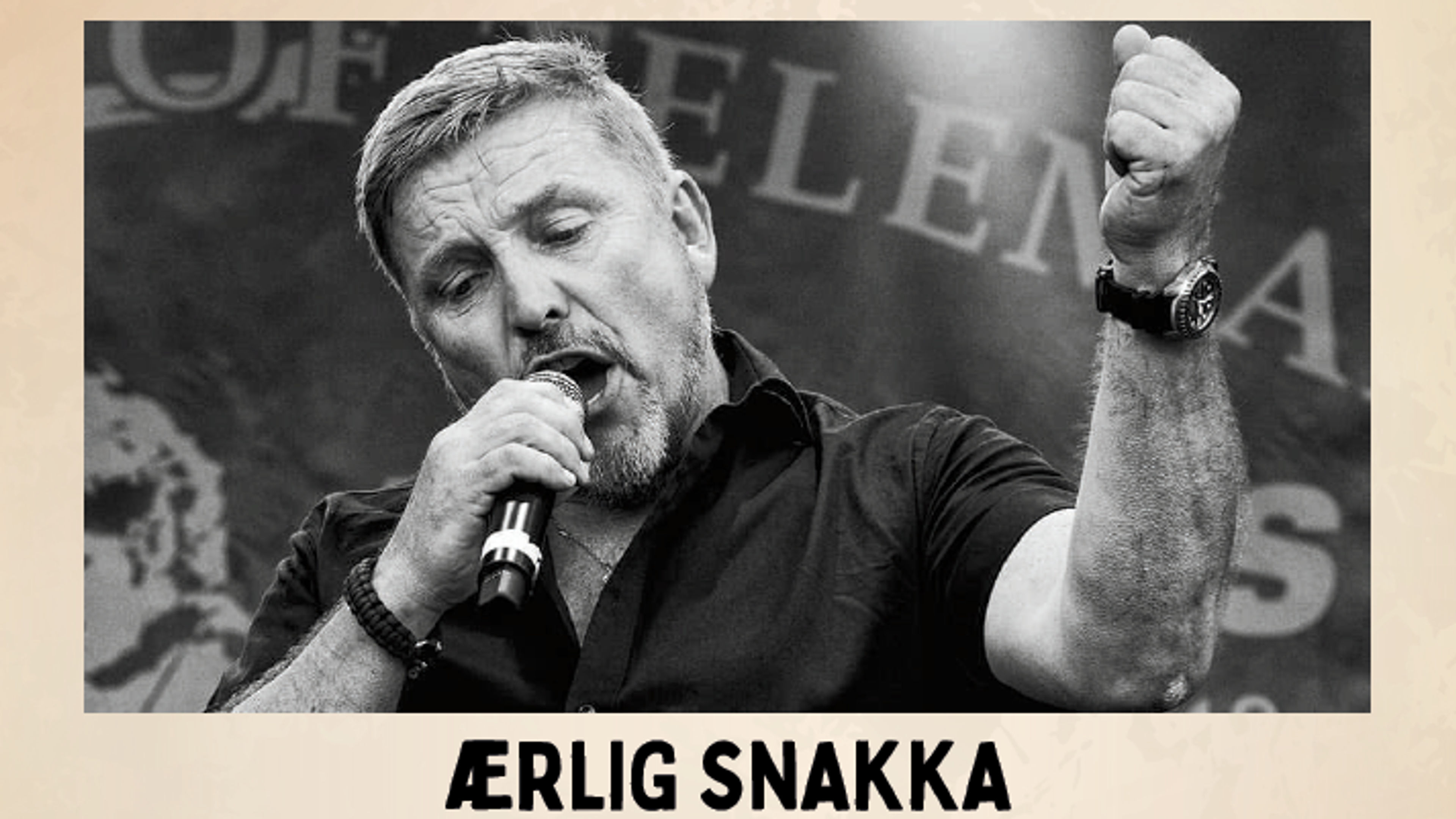 Promotional graphic for På tur i Grenland, ærlig snakka