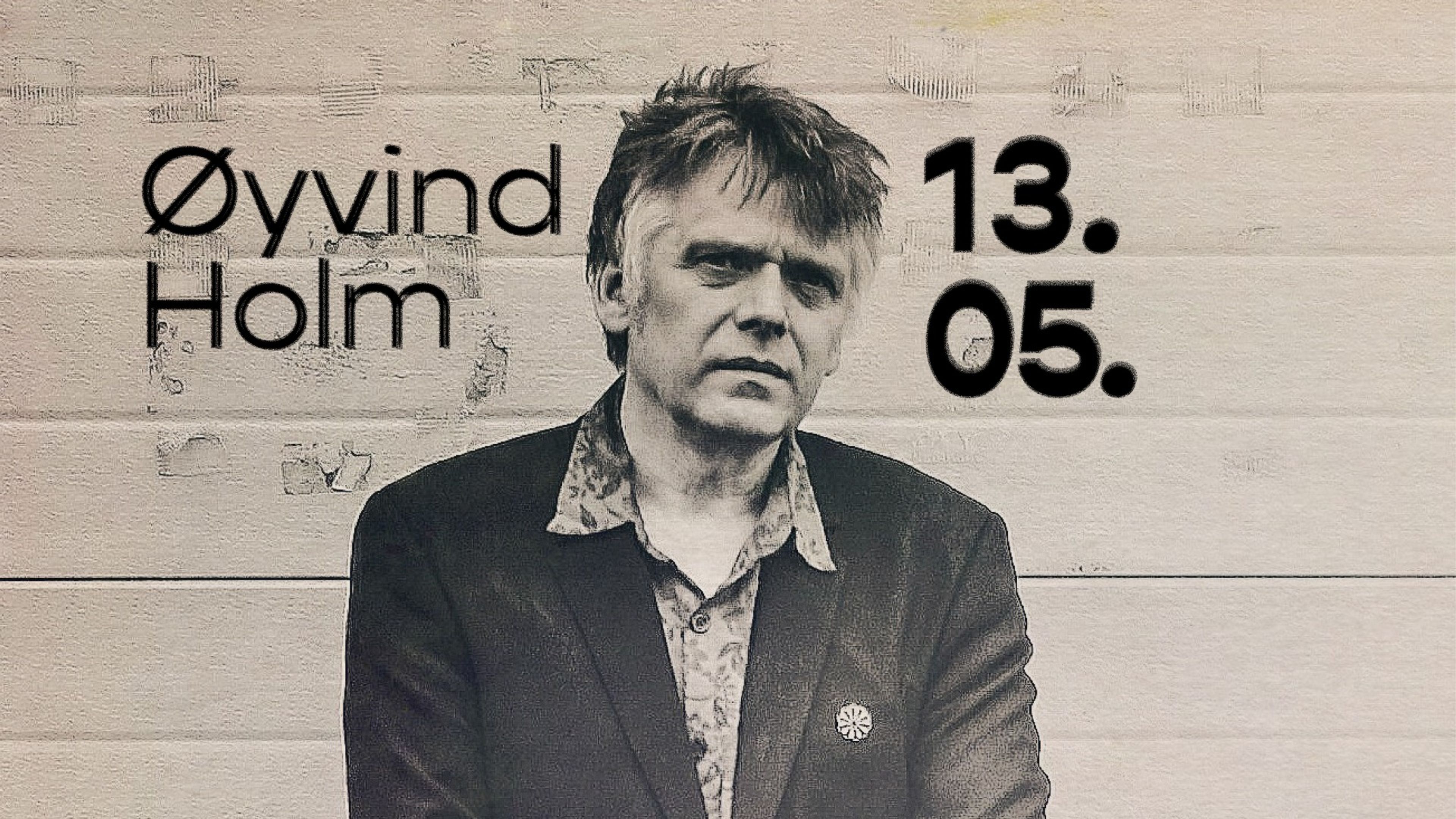 Promotional graphic for Øyvind Holm