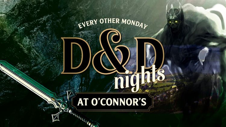 D&D Kveld hos O’Connor’s Bergen 🐉⚔️