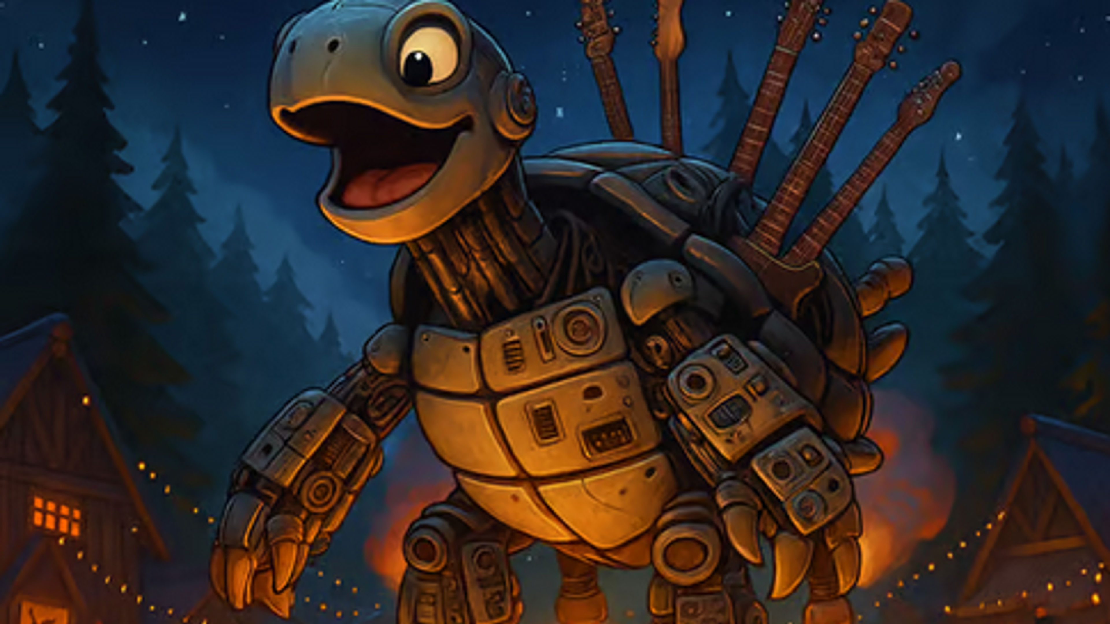 Promotional graphic for Turtle Riot Death Machine @MIR 