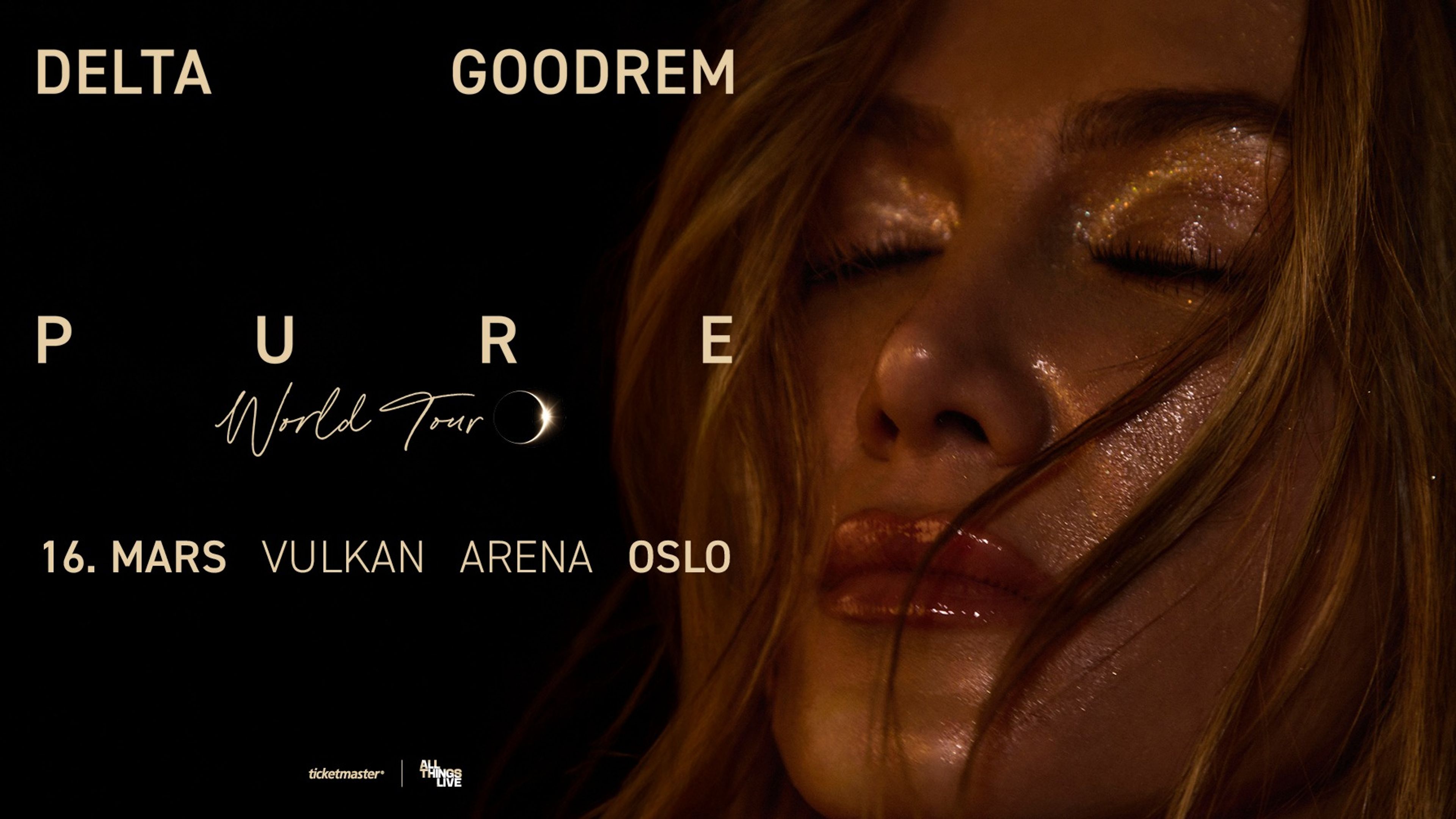 Promotiv grafikk for Delta Goodrem