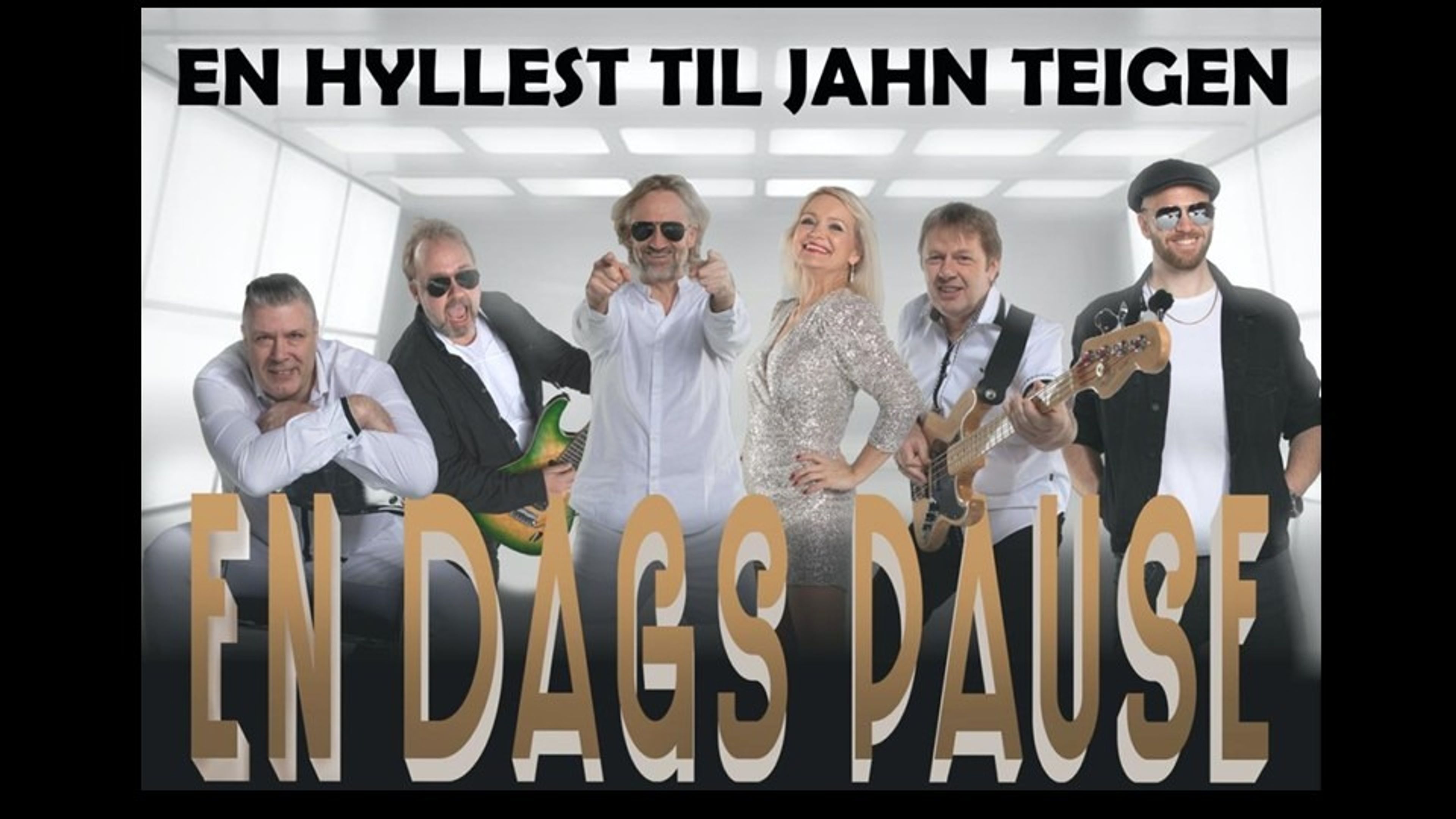 Promotional graphic for En Dags Pause / En hyllest til Jahn Teigen // Kulturfabrikken