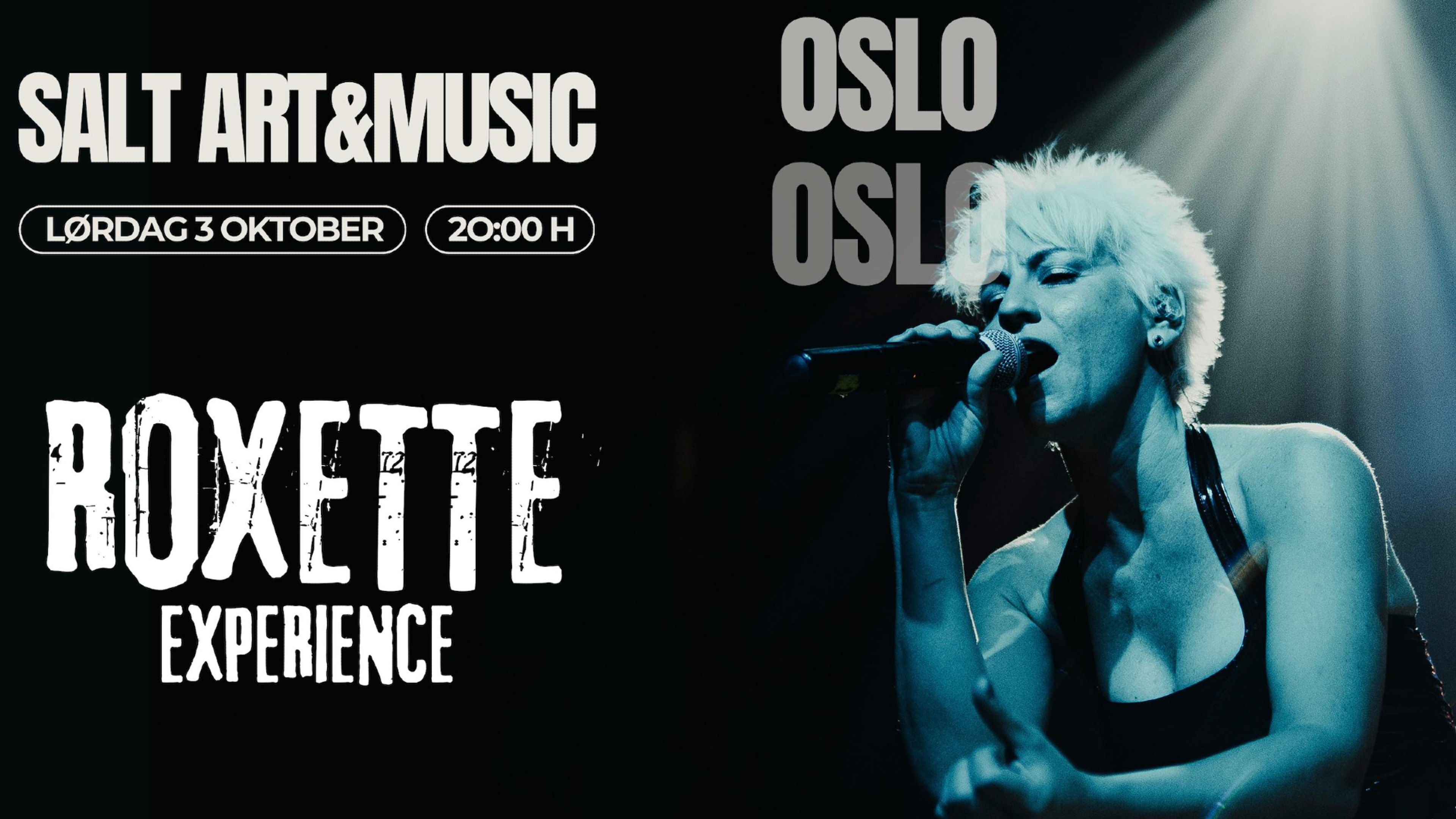 Promotional graphic for ROXETTE EXPERIENCE | Roxette Tribute band