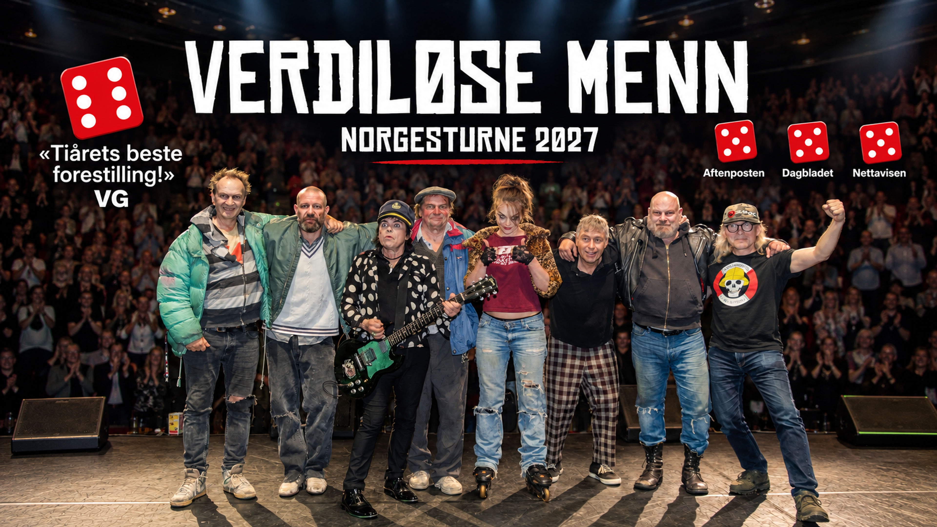 Promotiv grafikk for Verdiløse Menn - originalen!