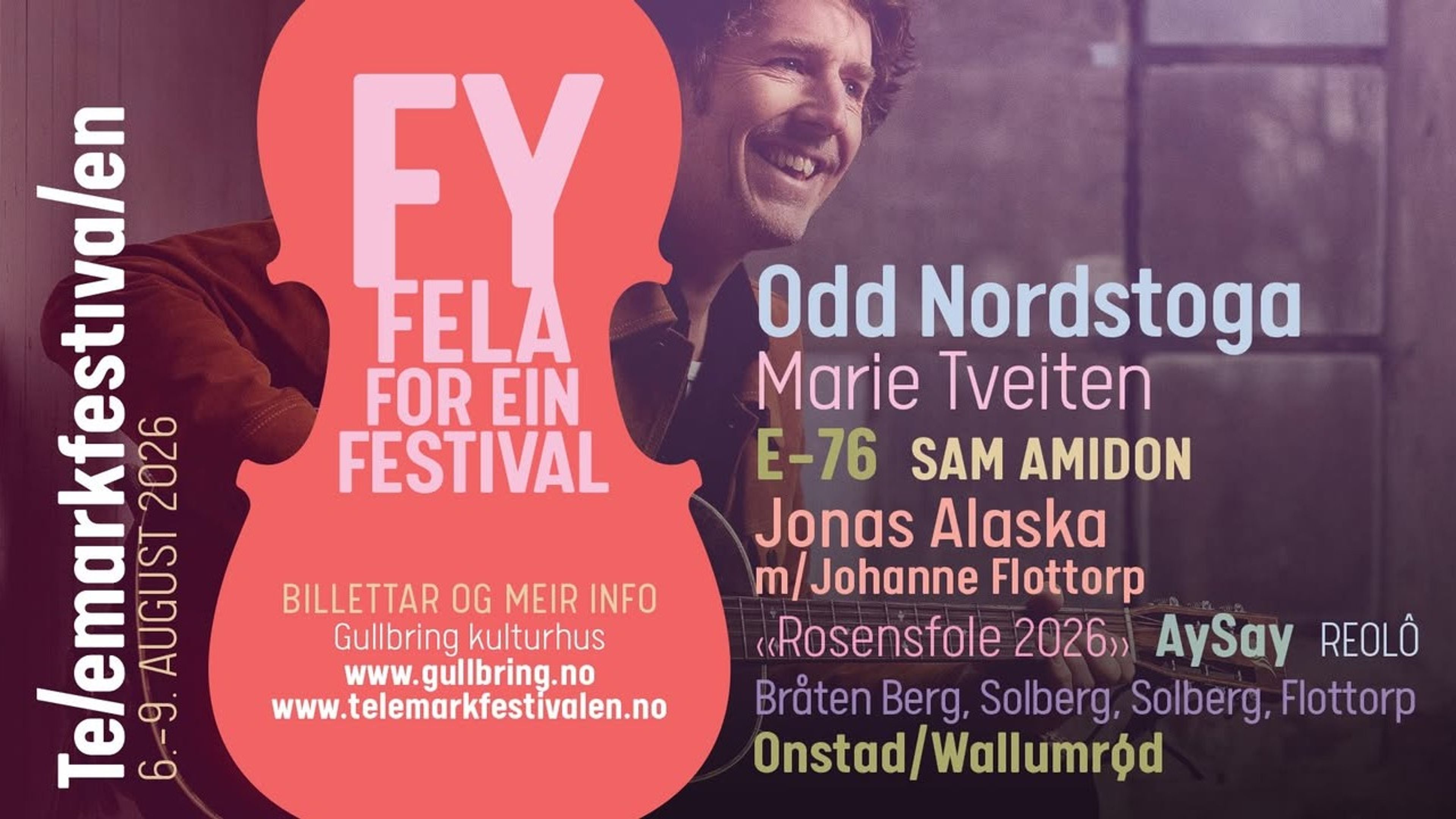 Promotional graphic for Telemarkfestivalen
