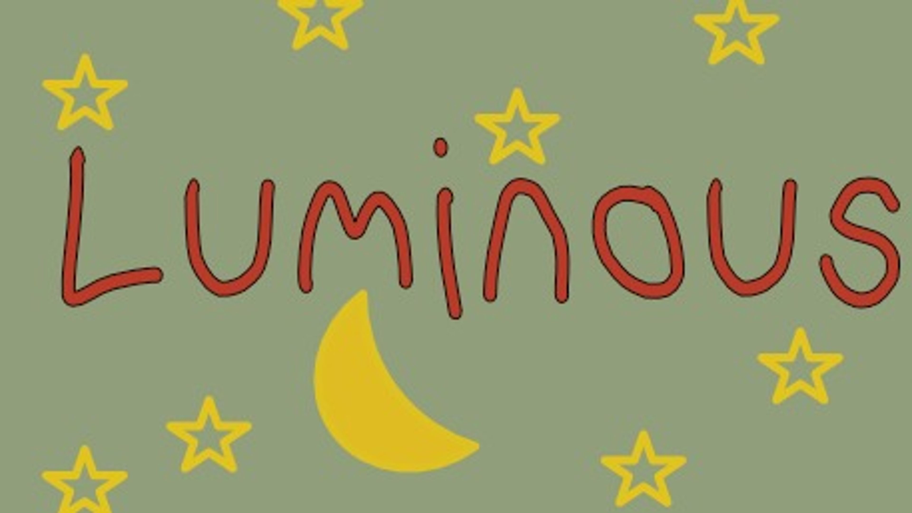 Promotional graphic for Luminous Beings // Juret