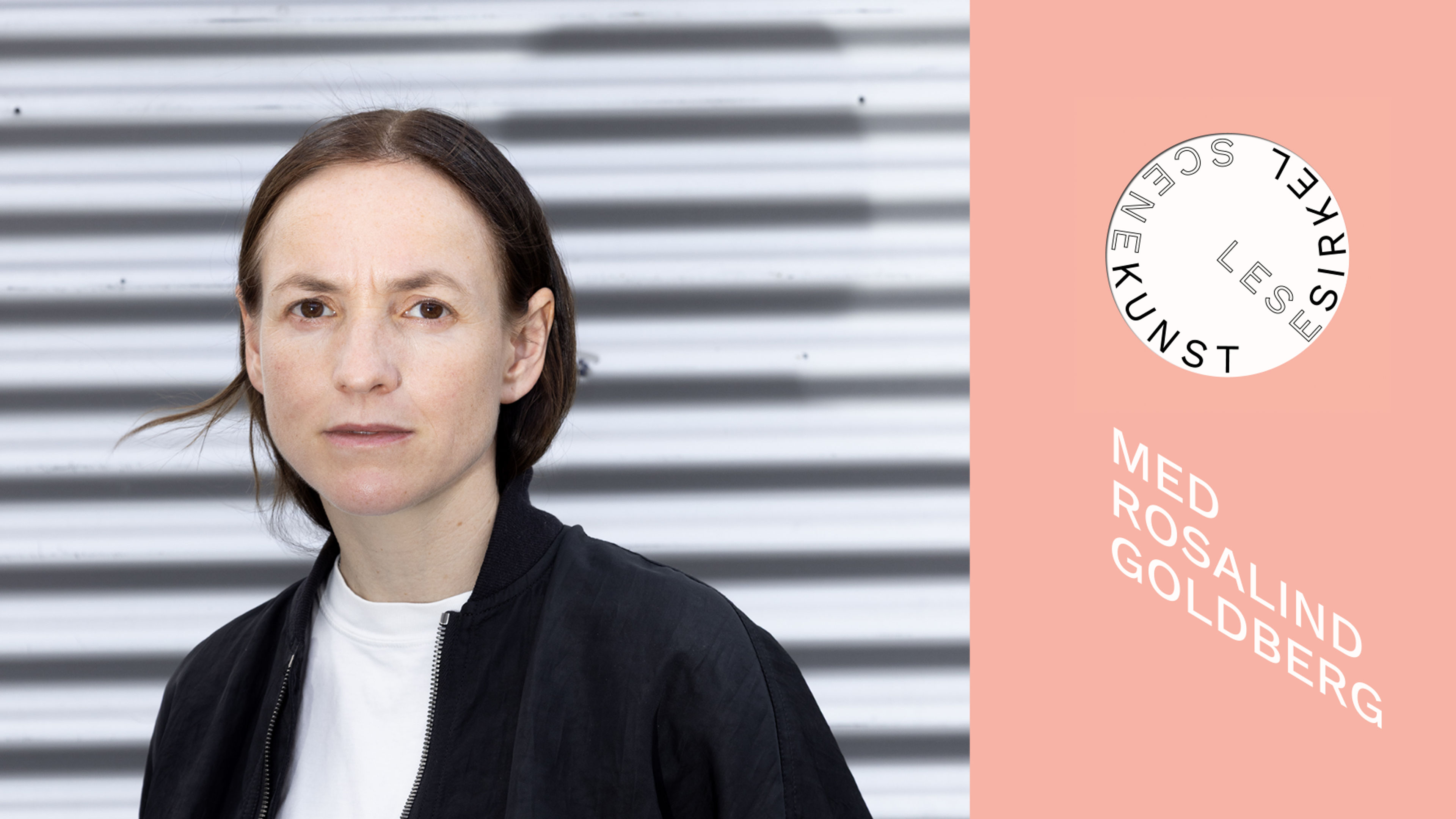 Promotiv grafikk for Lesesirkel Scenekunst med Rosalind Goldberg