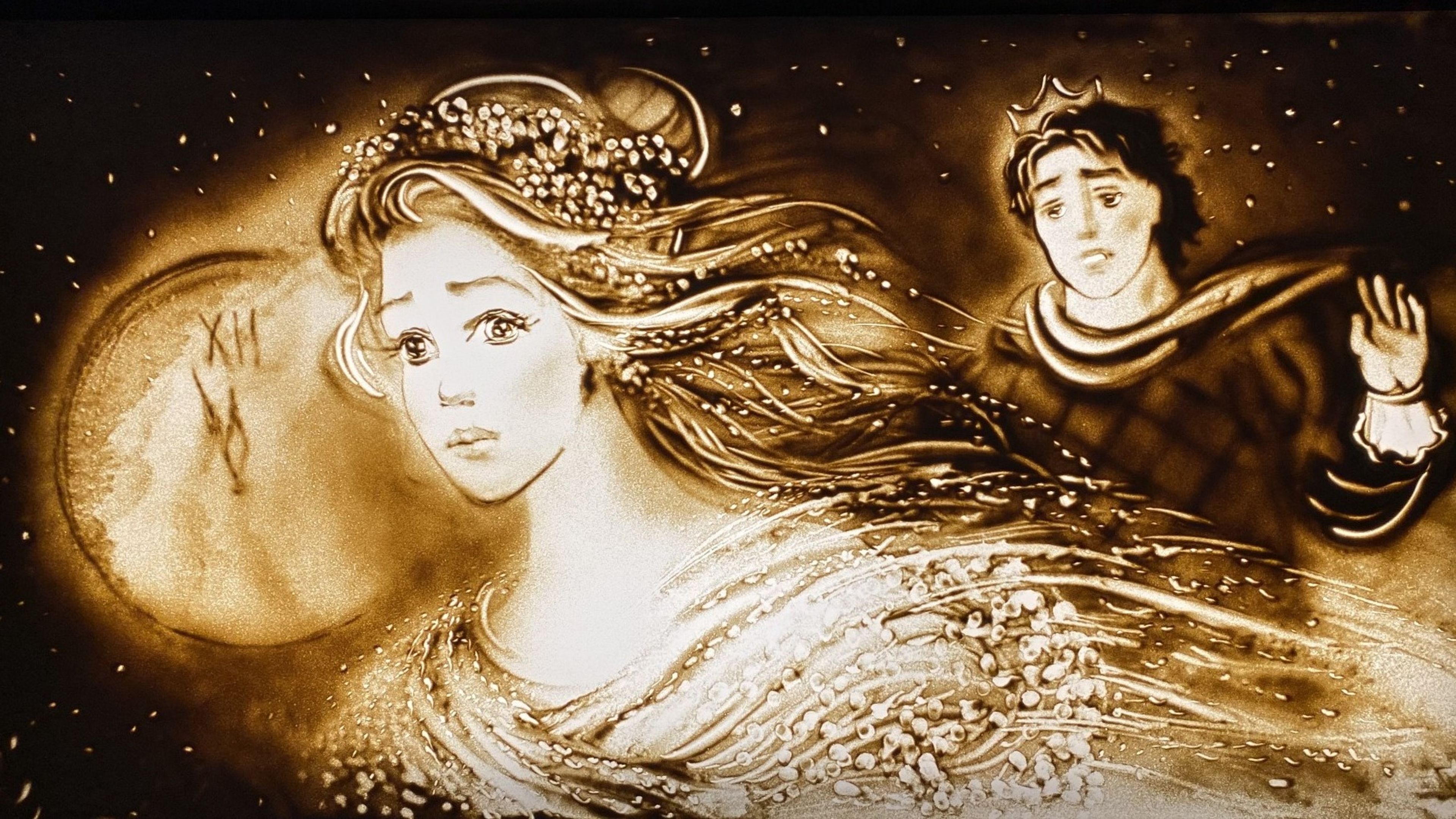 Promotional graphic for BARNESØNDAG // Askepott med Lysteateret