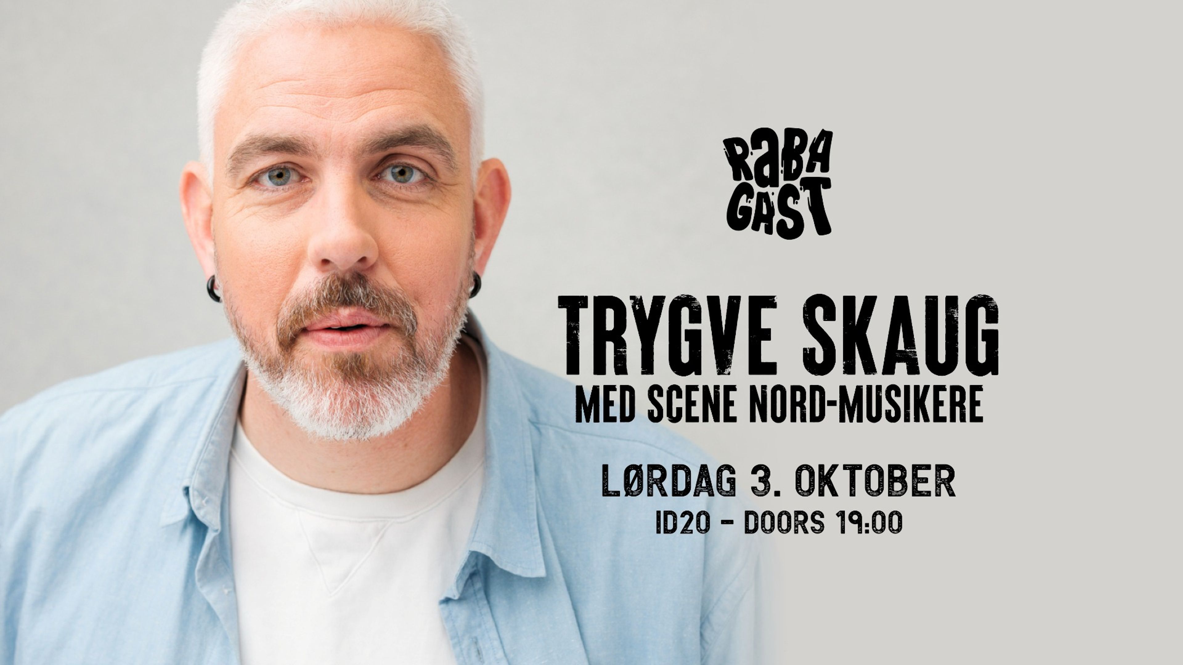 Promotional graphic for Trygve Skaug med Scene Nord-orkester