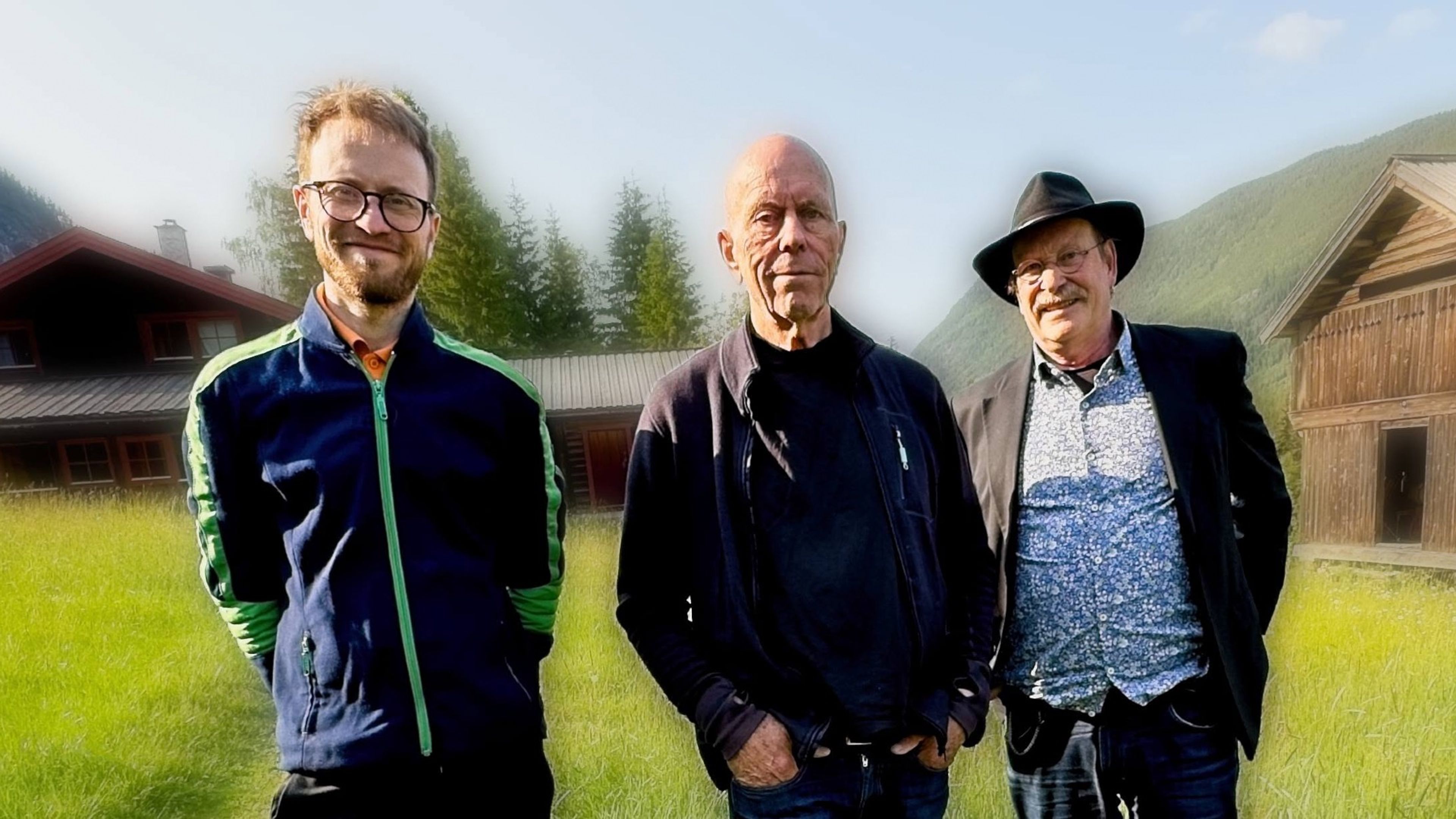 Promotiv grafikk for Gorrlaus - Edén/Kvifte/Nesheim trio