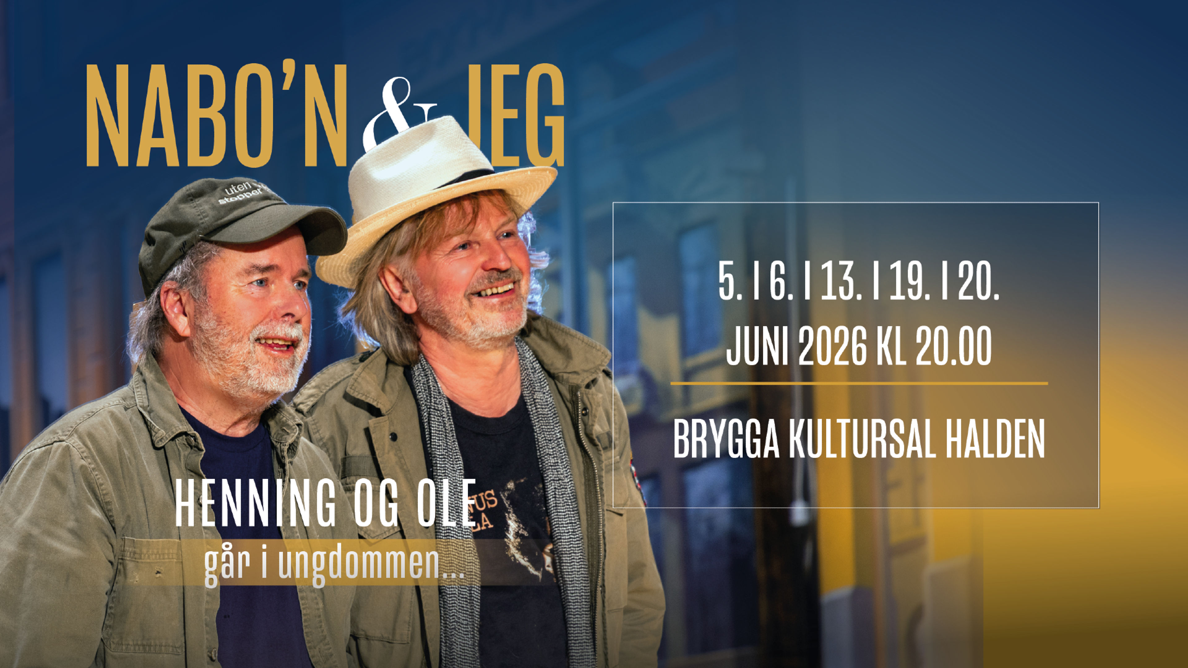Promotiv grafikk for Henning Kvitnes Og Ole Evenrud