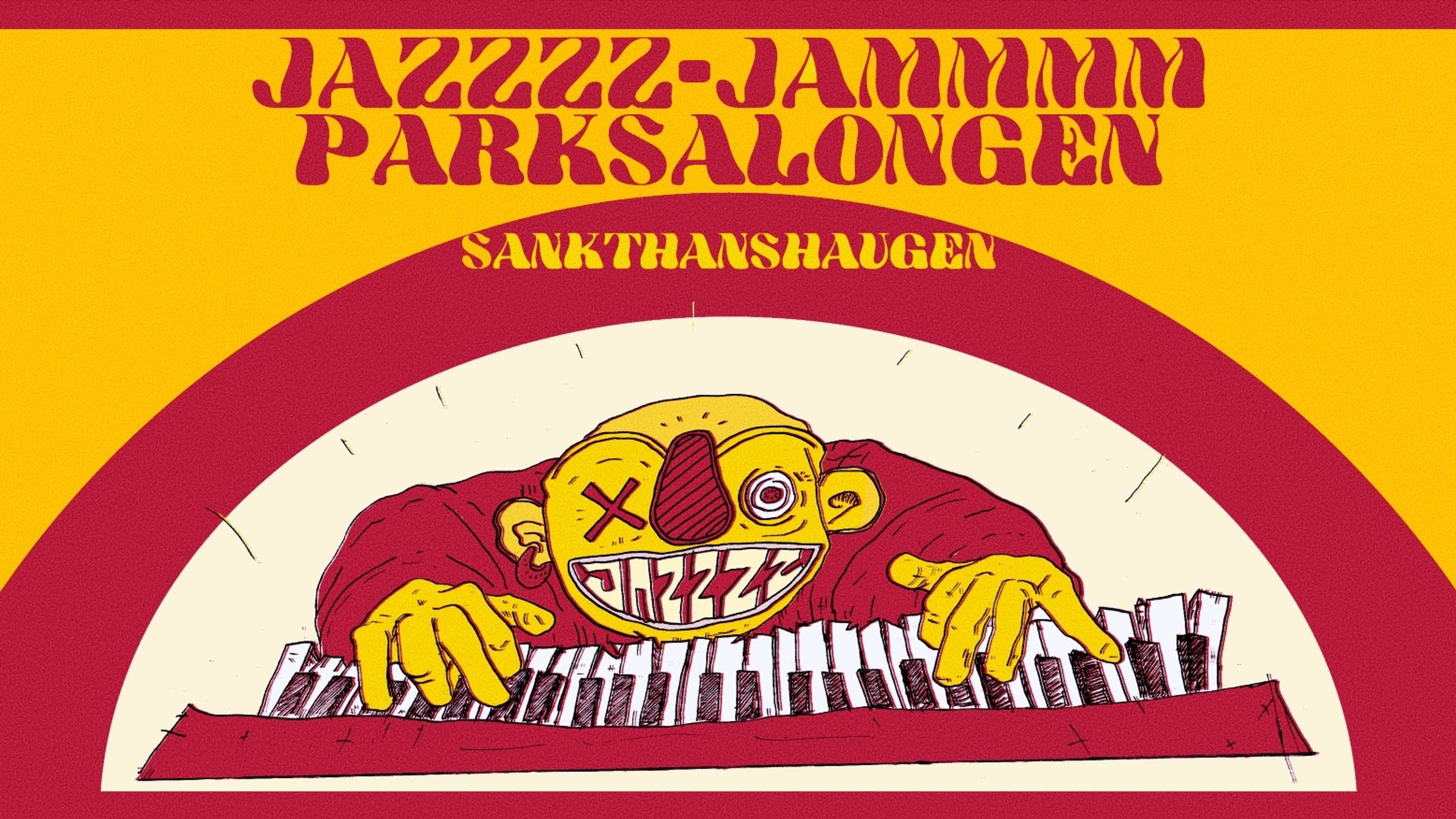 Promotional graphic for Jazzjam #34 // Parksalongen