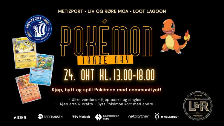 Pokemon Trade Day #2 / Liv & Røre Moa