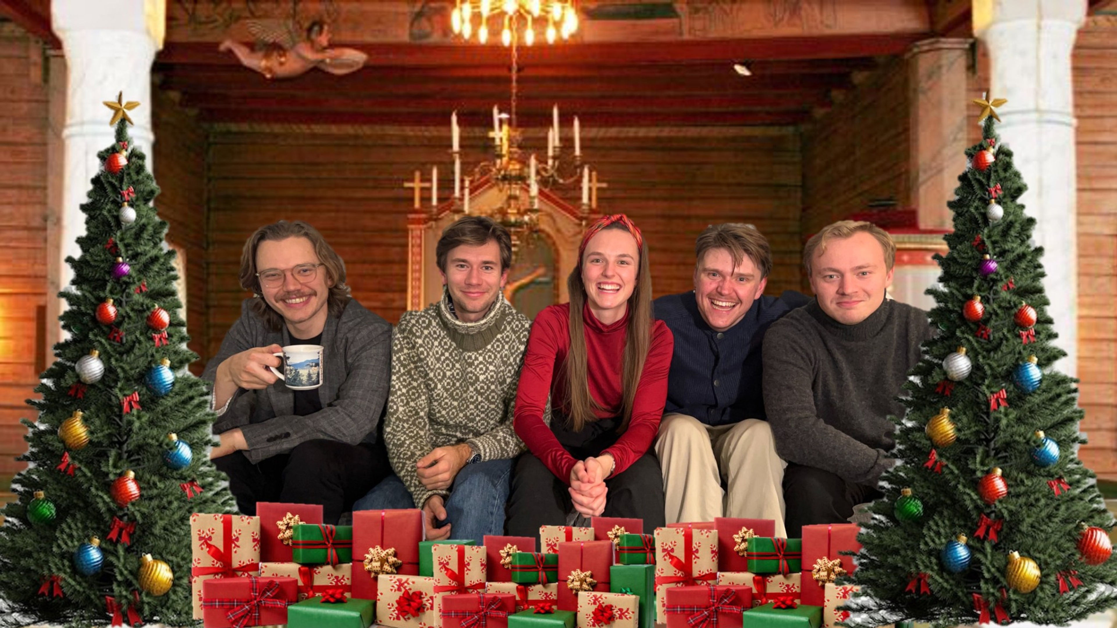 Promotional graphic for PÅ KUNSTNERNES JUR: Jul på telemarksk heiter Jol!