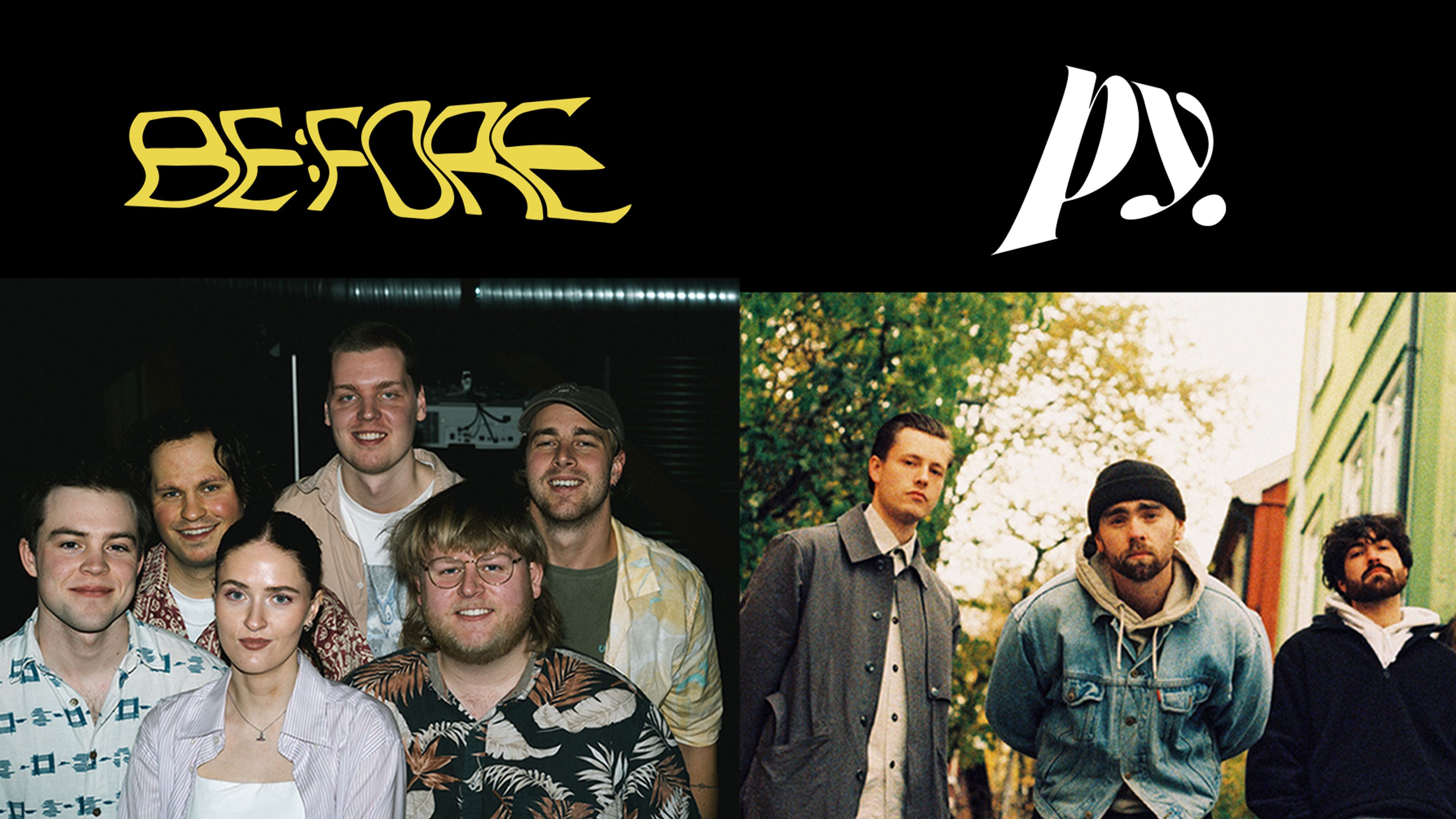Promotional graphic for Be:fore // Py
