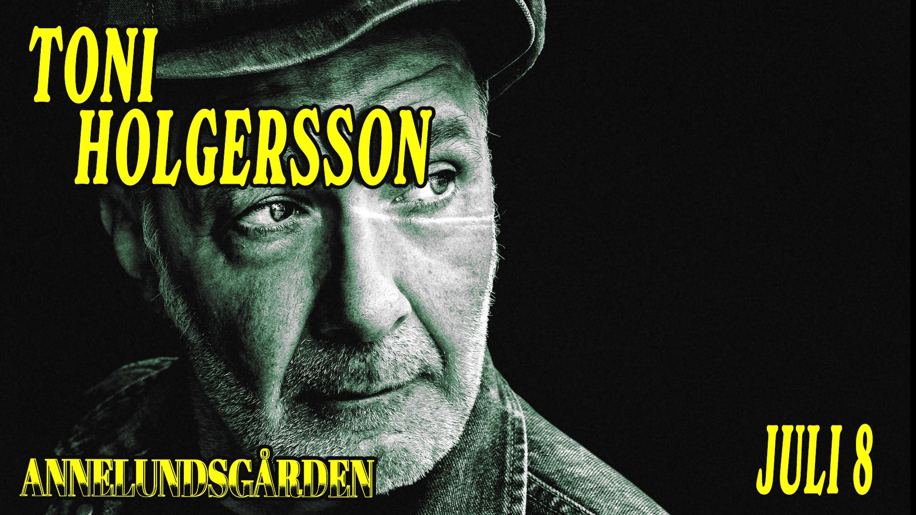 Promotional graphic for Toni Holgersson