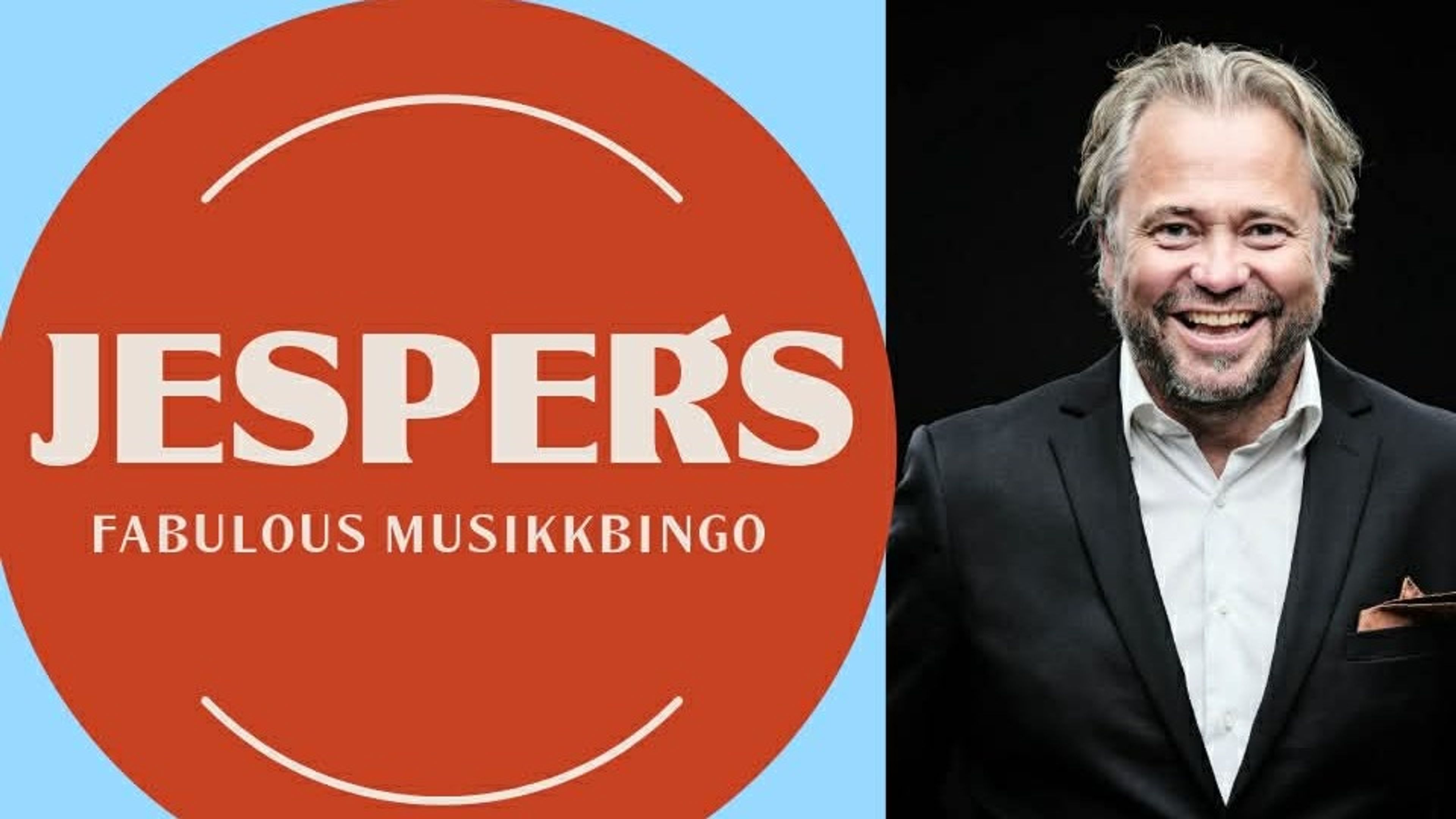 Promotional graphic for Musikkbingo med garantert god stemning!