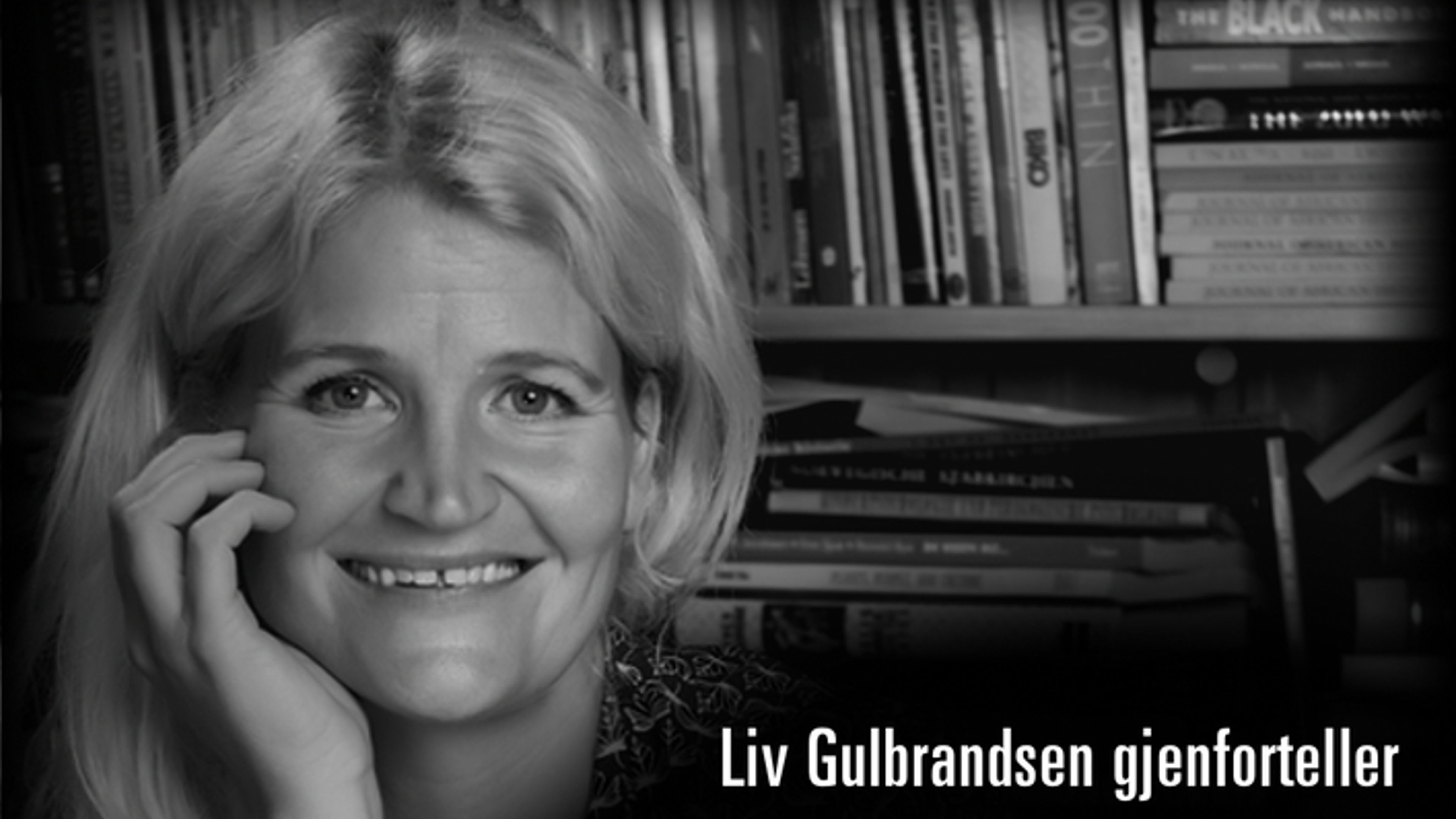 Promotional graphic for Harry Hole på 60 minutter  - med Liv Gulbrandsen