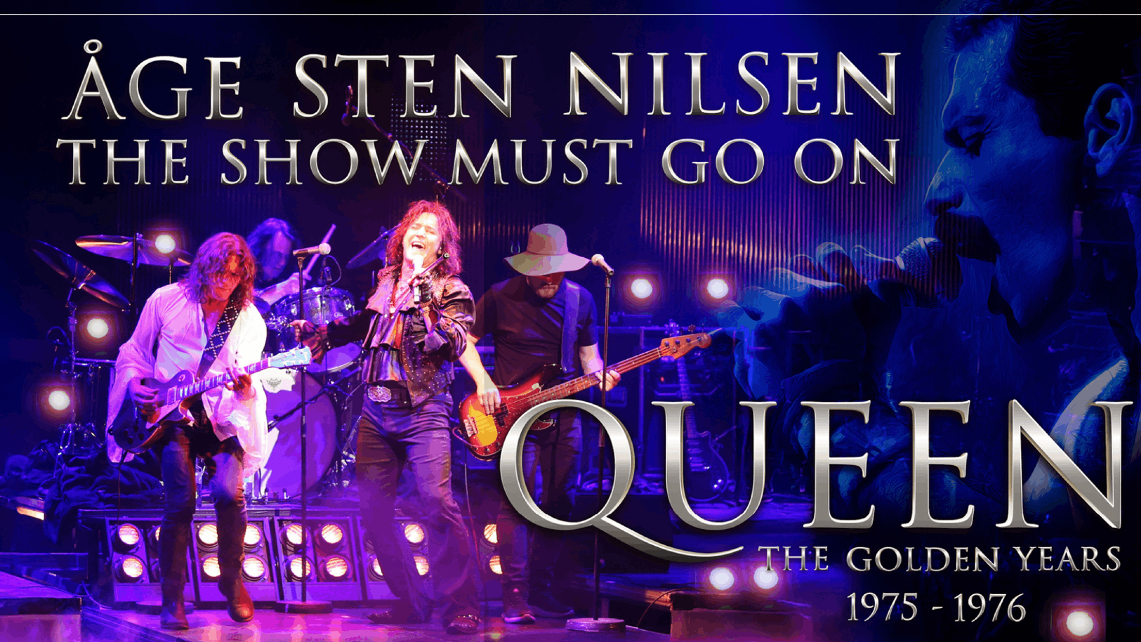 Promotional graphic for The show must go on