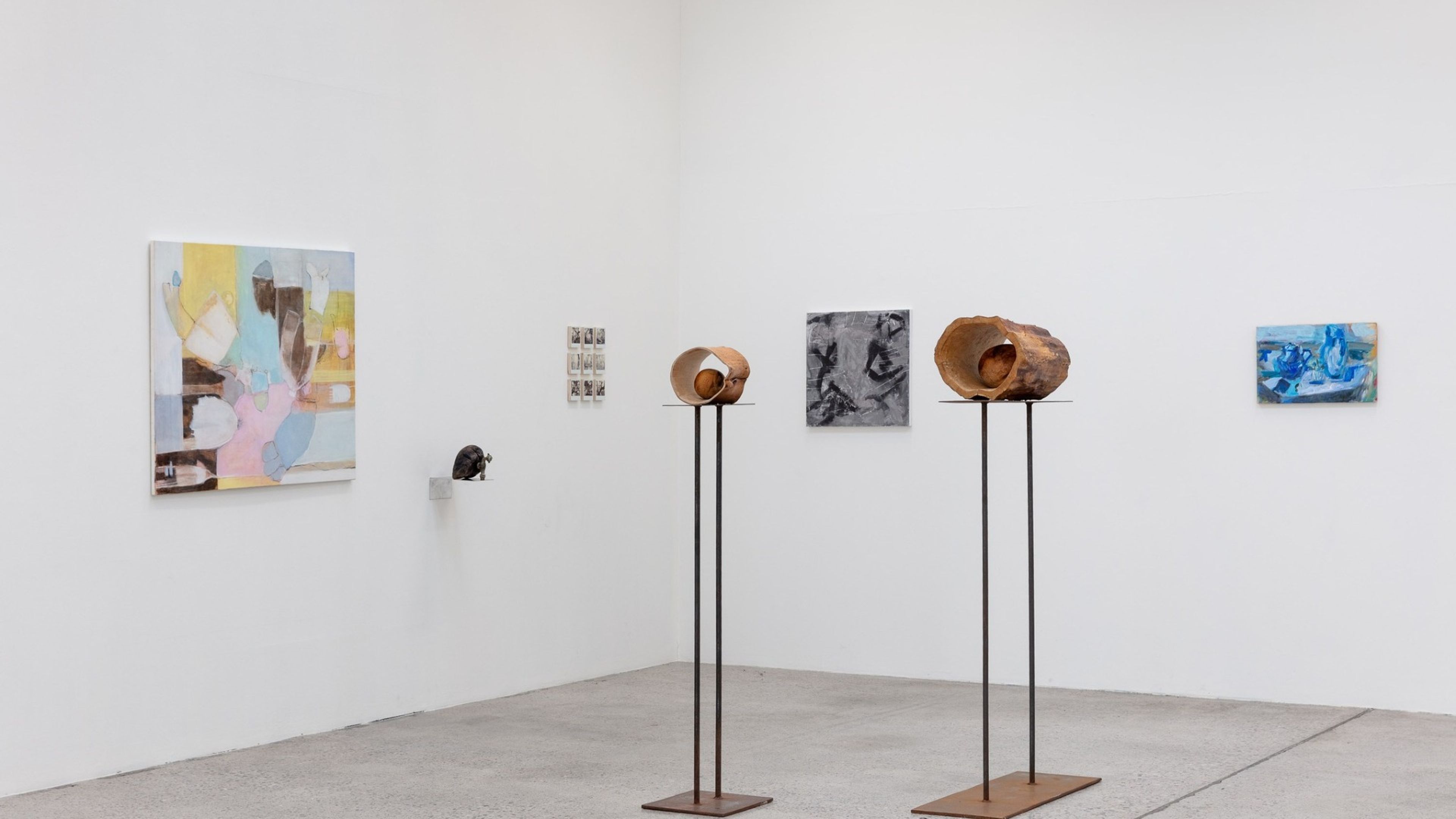 Promotional graphic for Bærumsutstillingen 2026: Finissage og kunstnersamtale