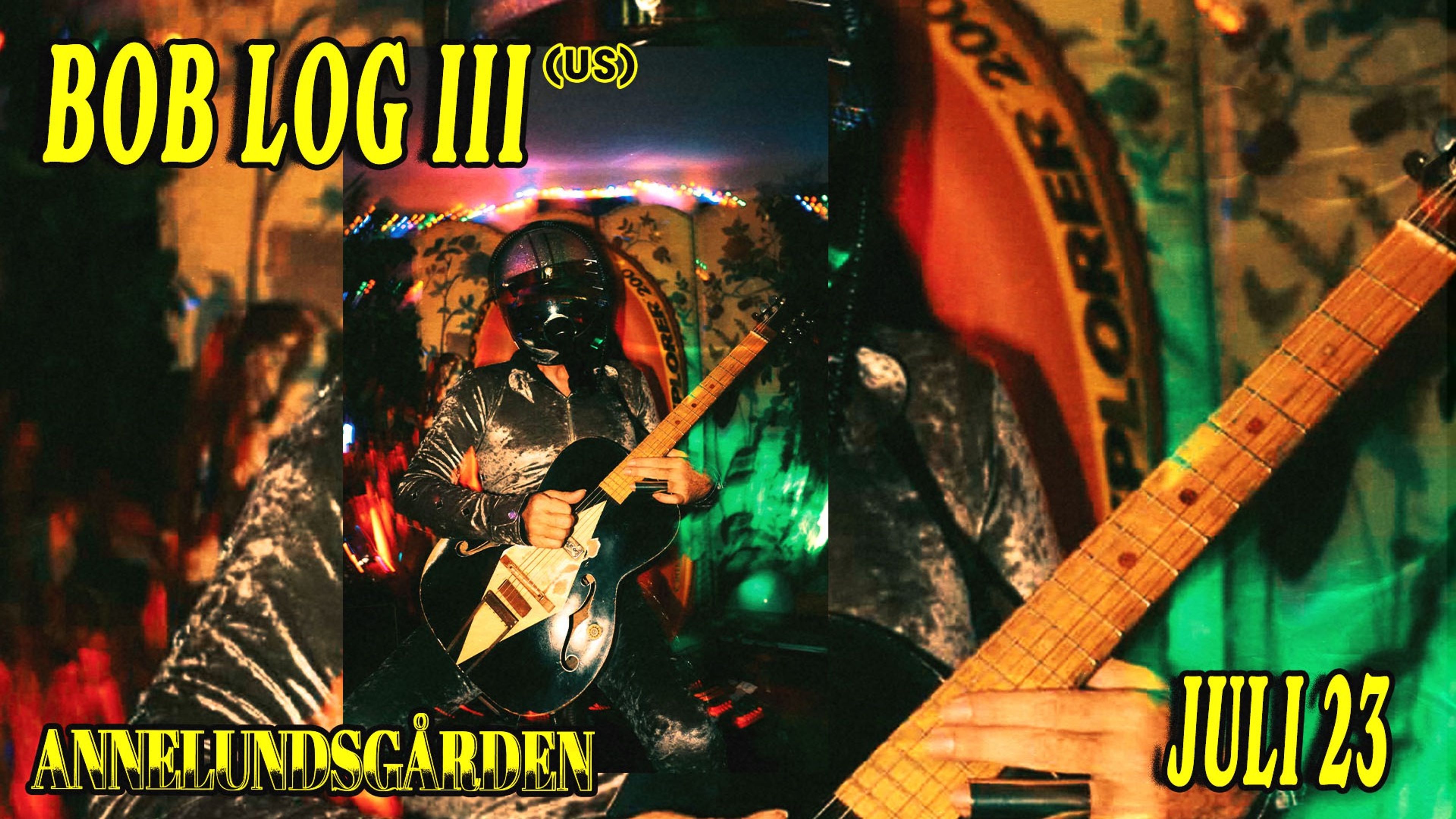 Promotional graphic for Bob Log III (US)