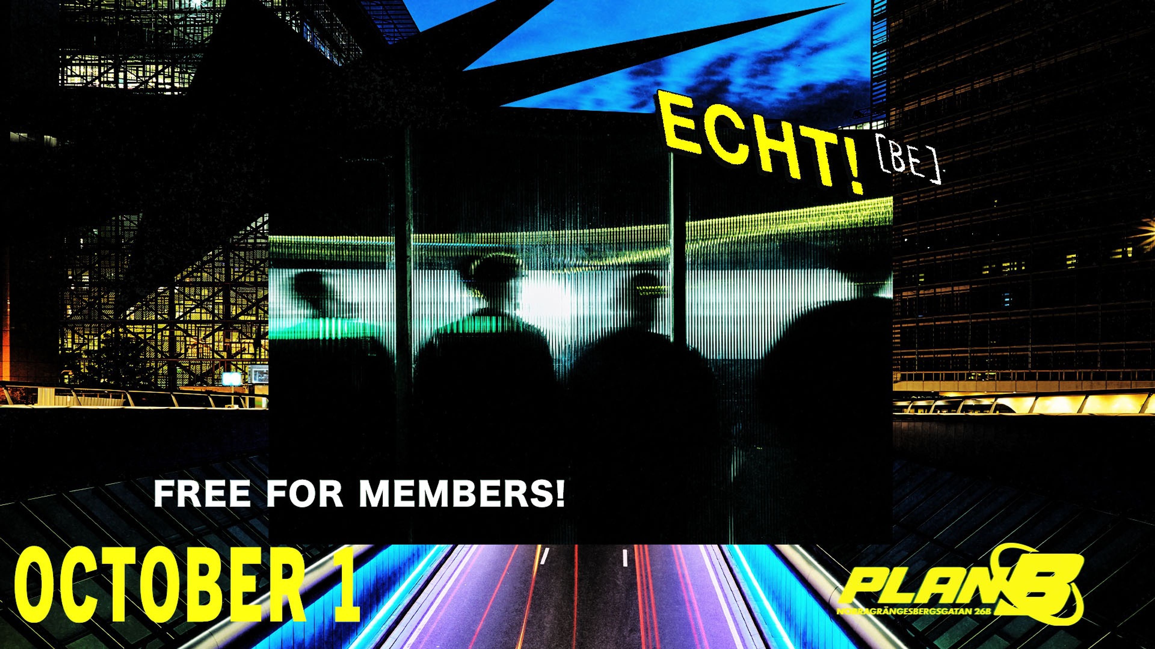 Promotional graphic for ECHT! (BE)