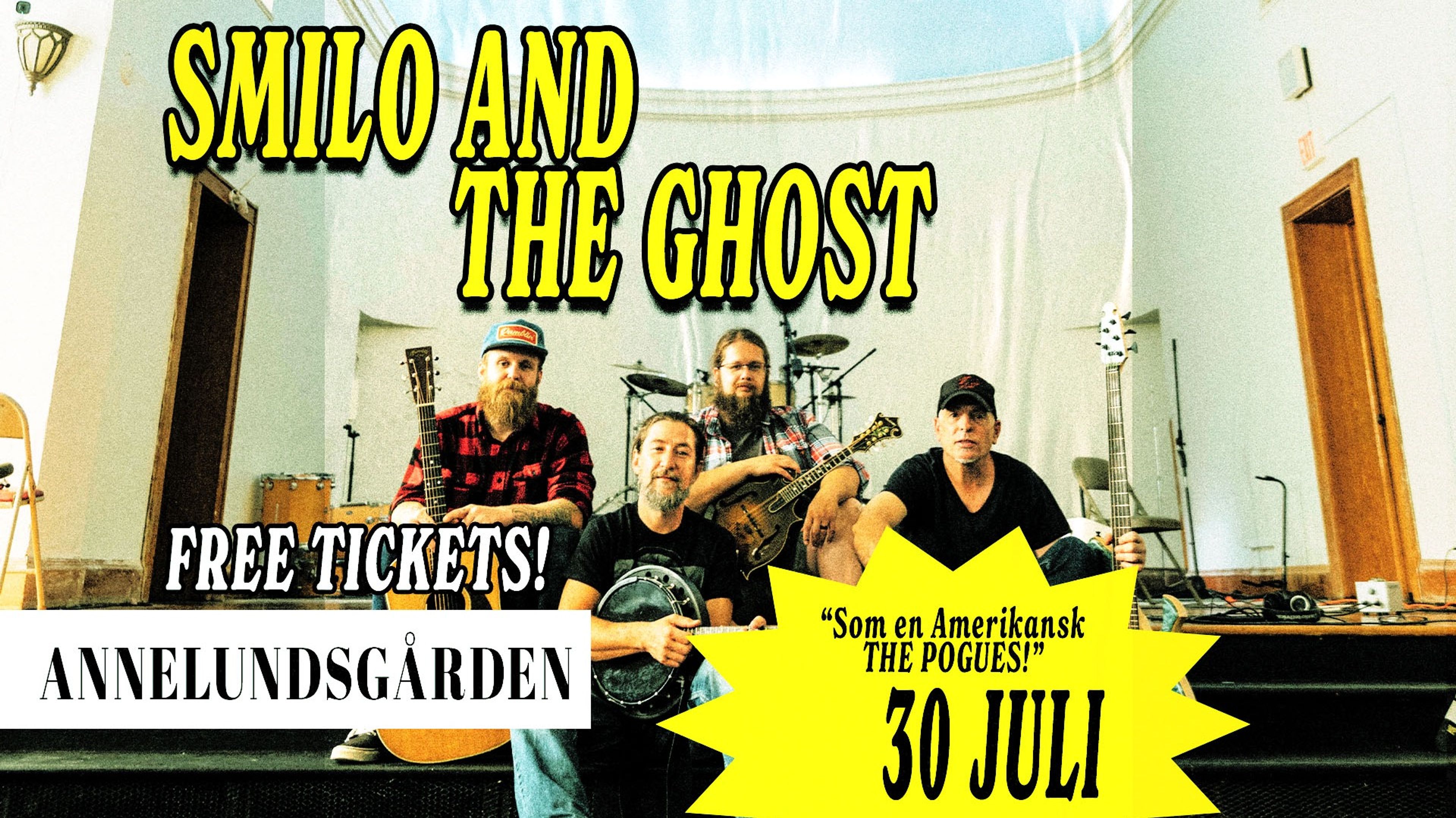 Promotional graphic for Smilo and The Ghost (US)