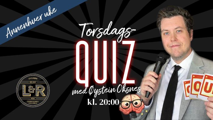 Torsdagers Quiz med Øystein Oksnes