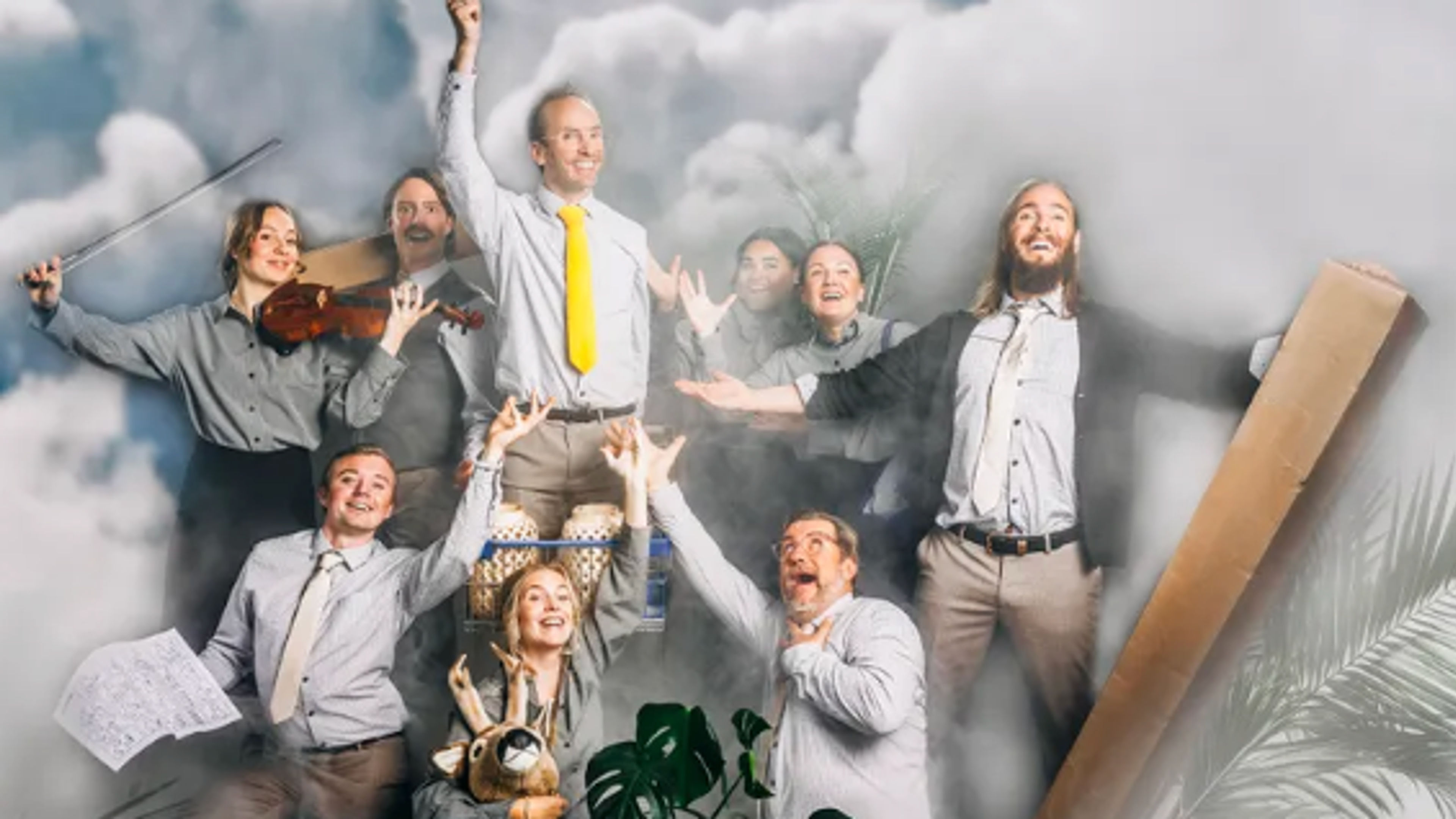 Promotiv grafikk for Musikalen Ingvar! - En Møbelsaga