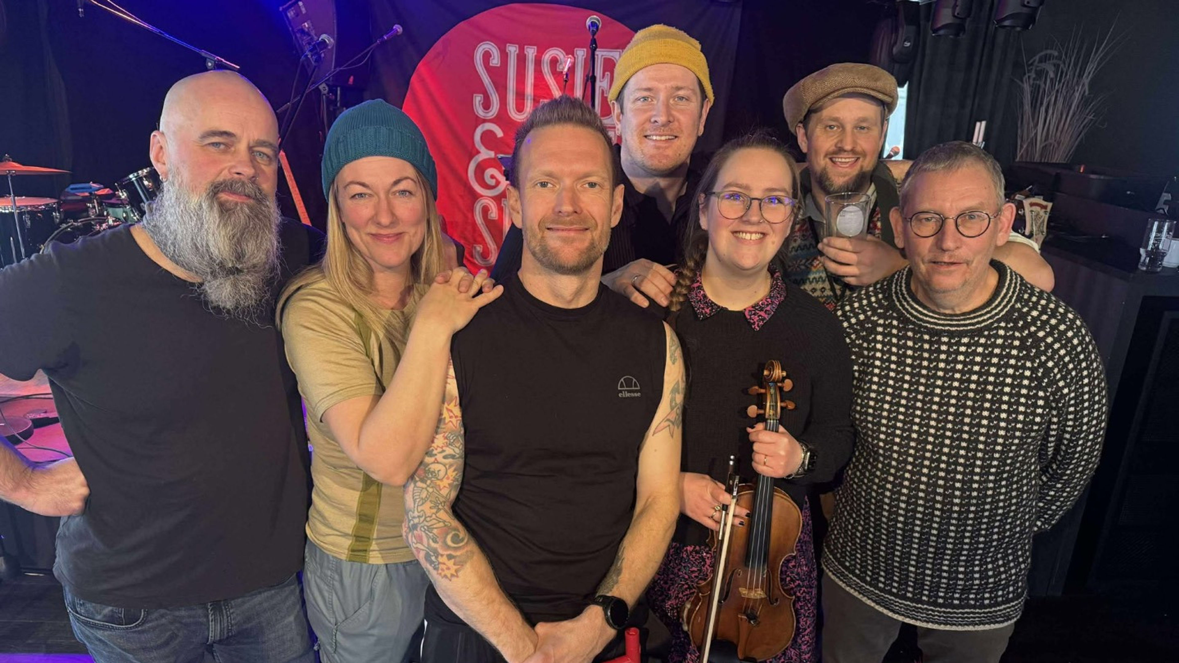 Promotional graphic for Susie & the Spuds