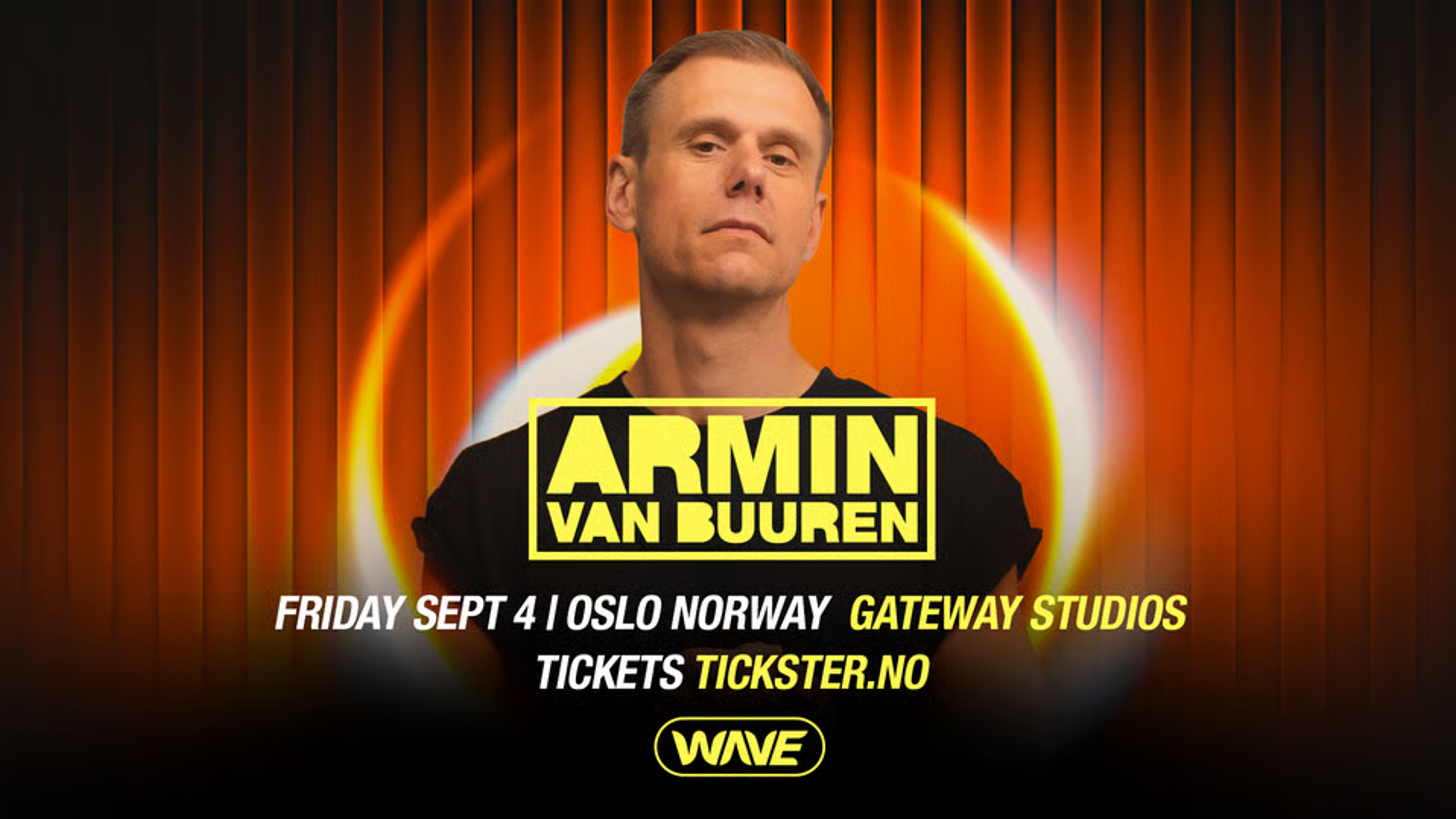 Promotional graphic for ARMIN VAN BUUREN - OSLO