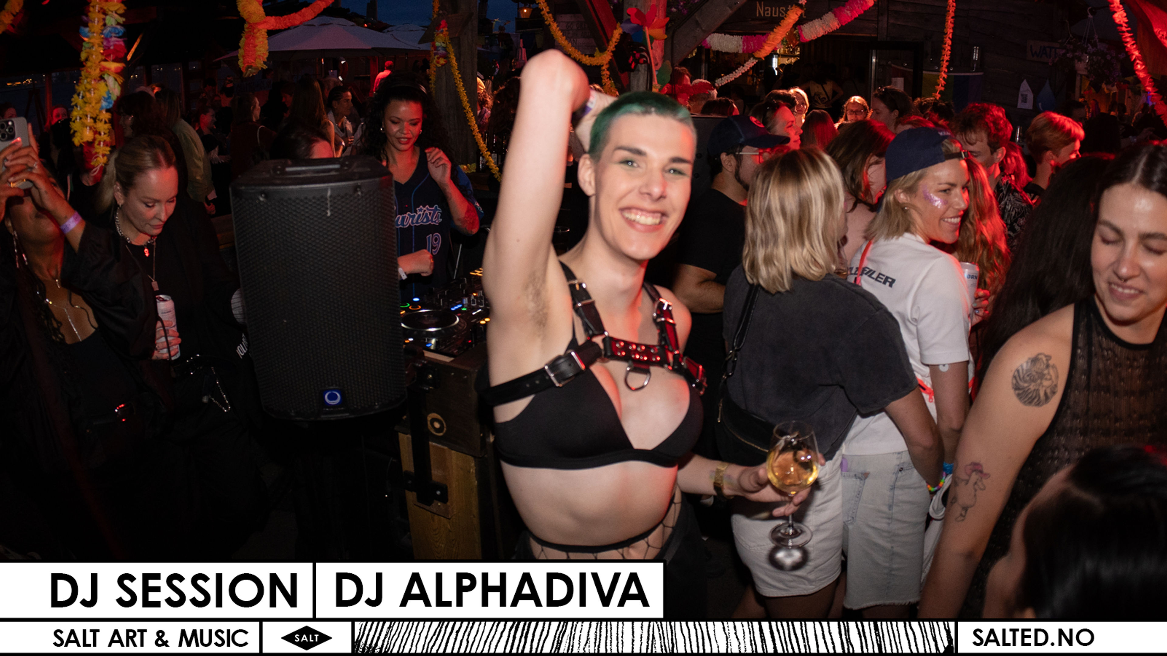 Promotional graphic for DJ Session | Alphadiva