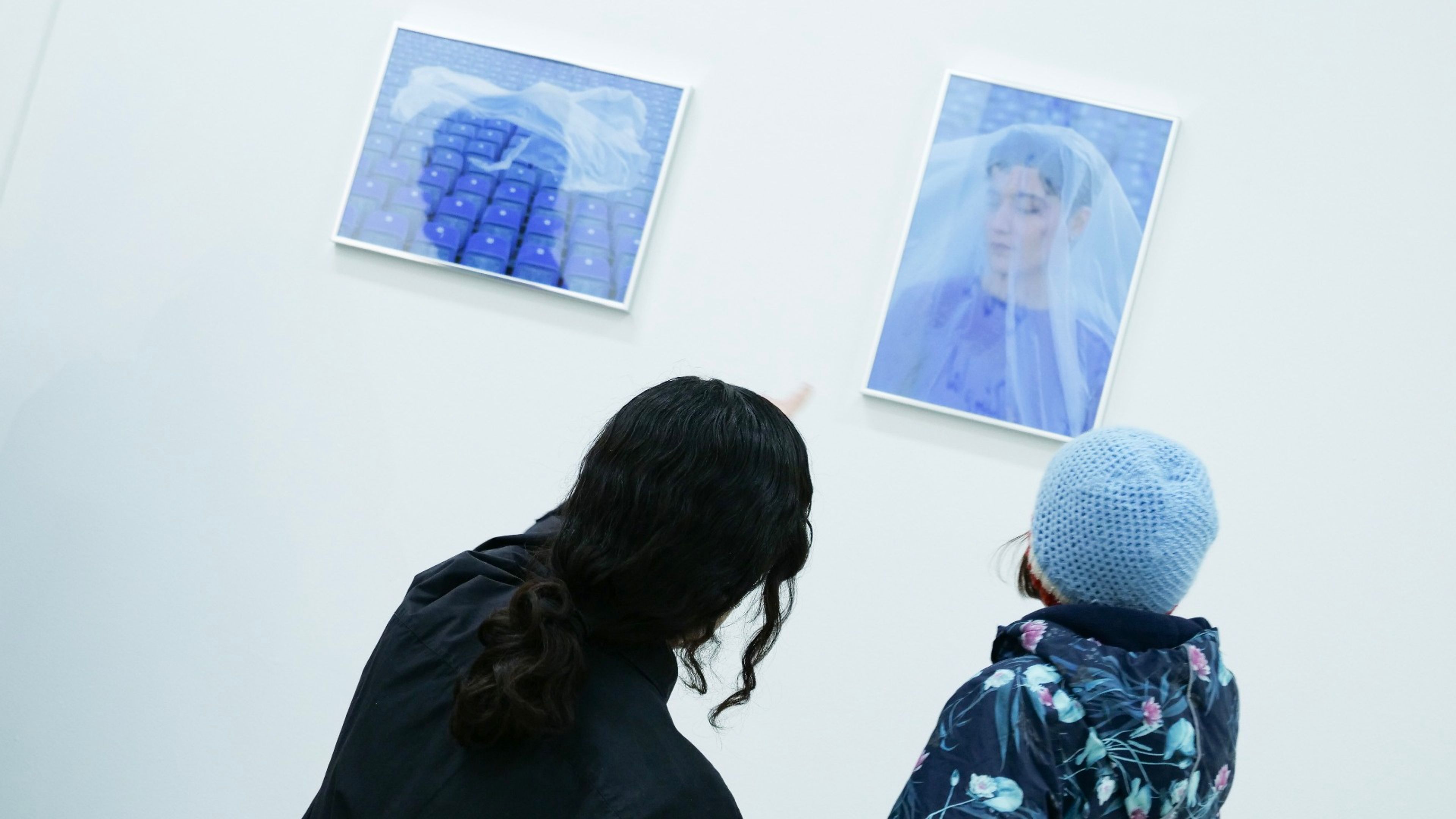 Promotional graphic for Kunstkids: Barneomvisning & åpent verksted // Bærum Kunsthall