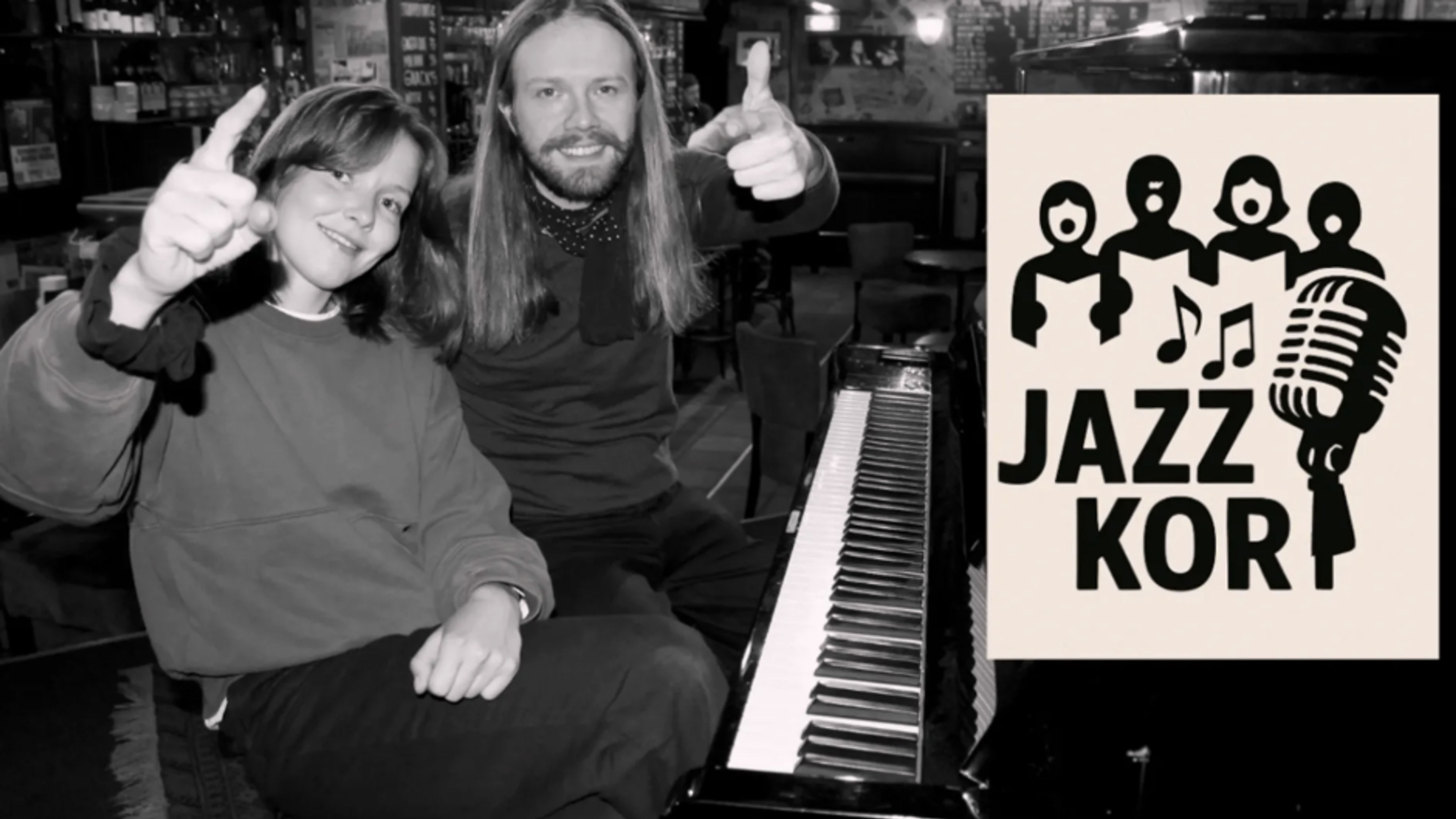 Promotional graphic for Jazzkor på Herr Nilsen – en kveld med sang, jazz og samhold