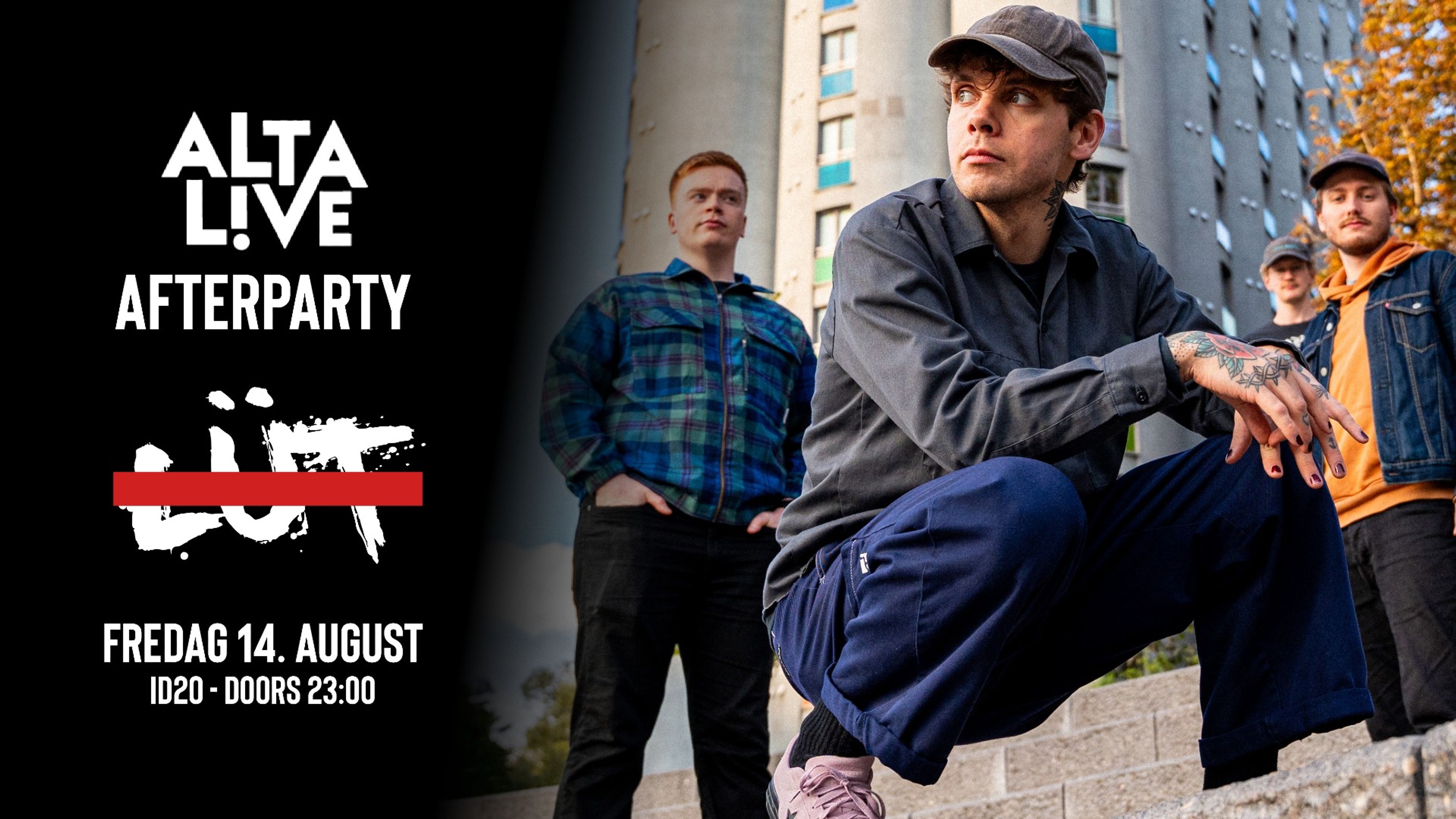 Promotional graphic for  LÜT - Afterparty Alta Live 2026 // Rabagast, Alta