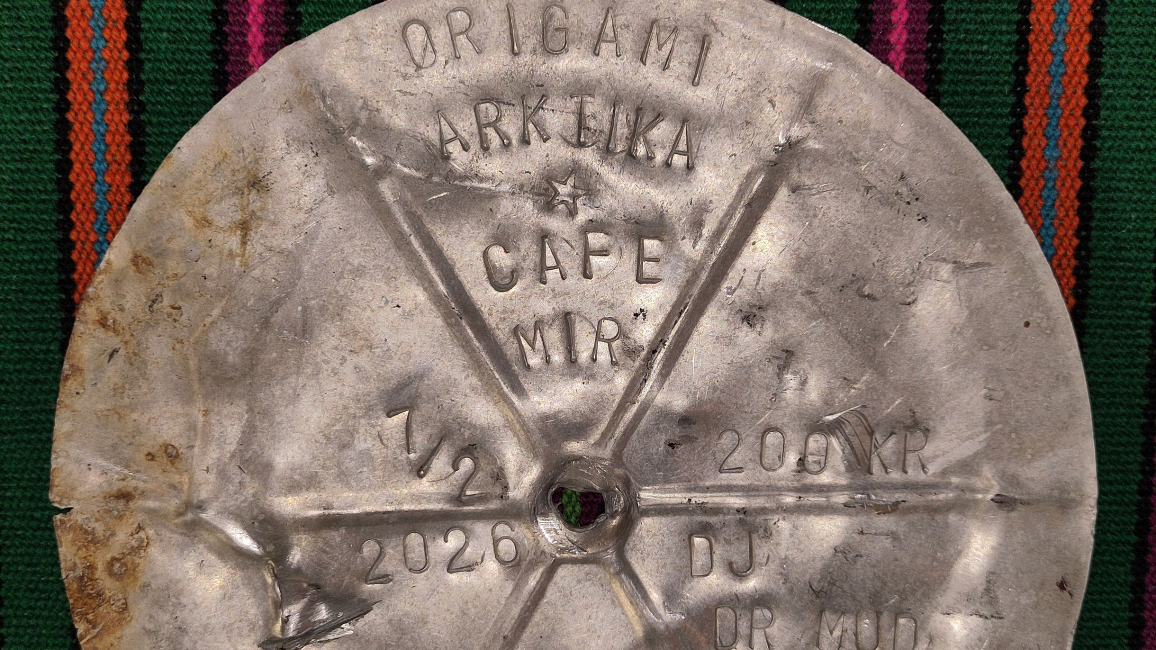 Promotional graphic for ORIGAMI ARKTIKA + DJ Mud 