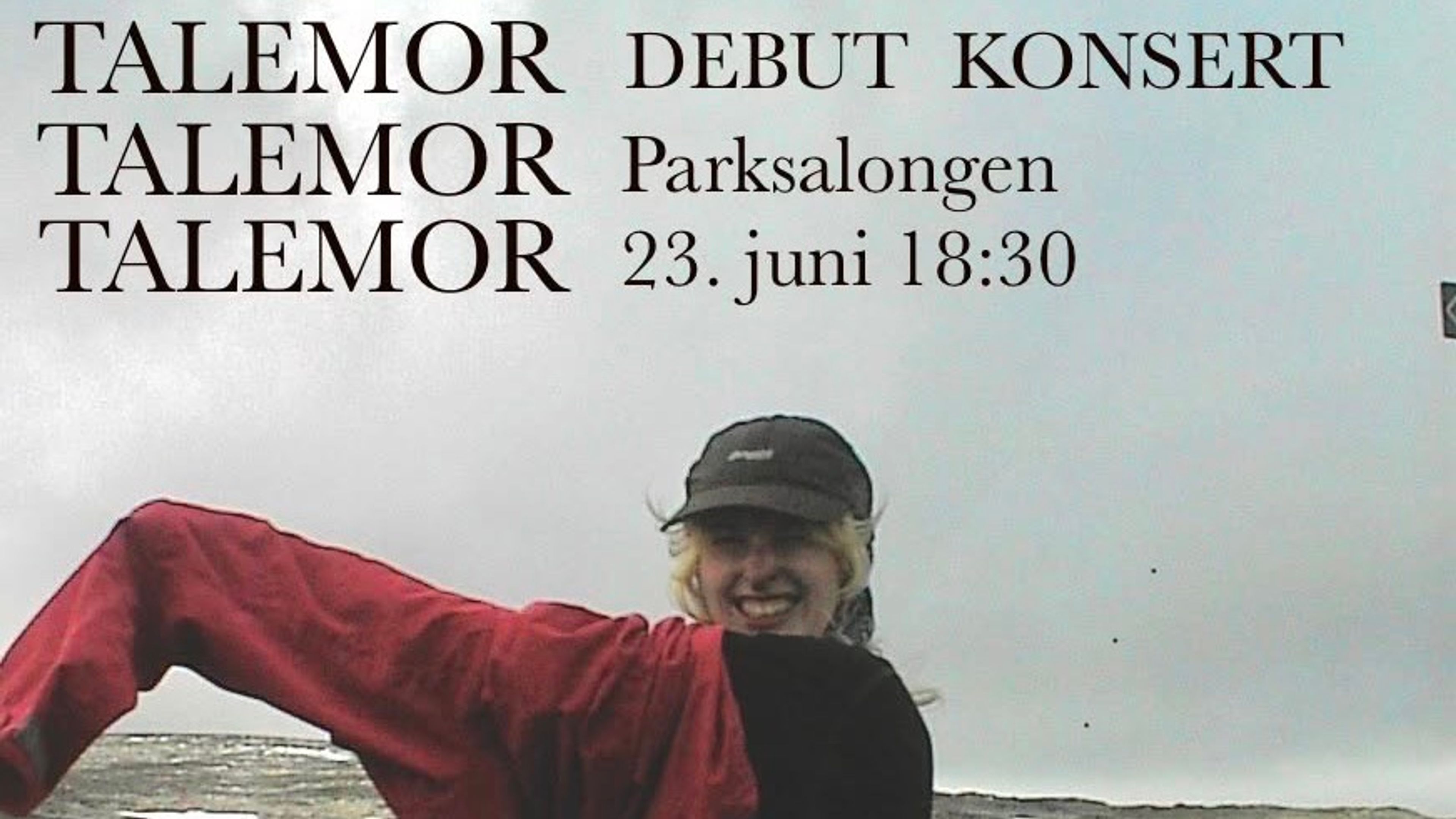 Promotional graphic for TALEMOR // Slippkonsert: MASSE SKRYT med Elias Kåset Noodt