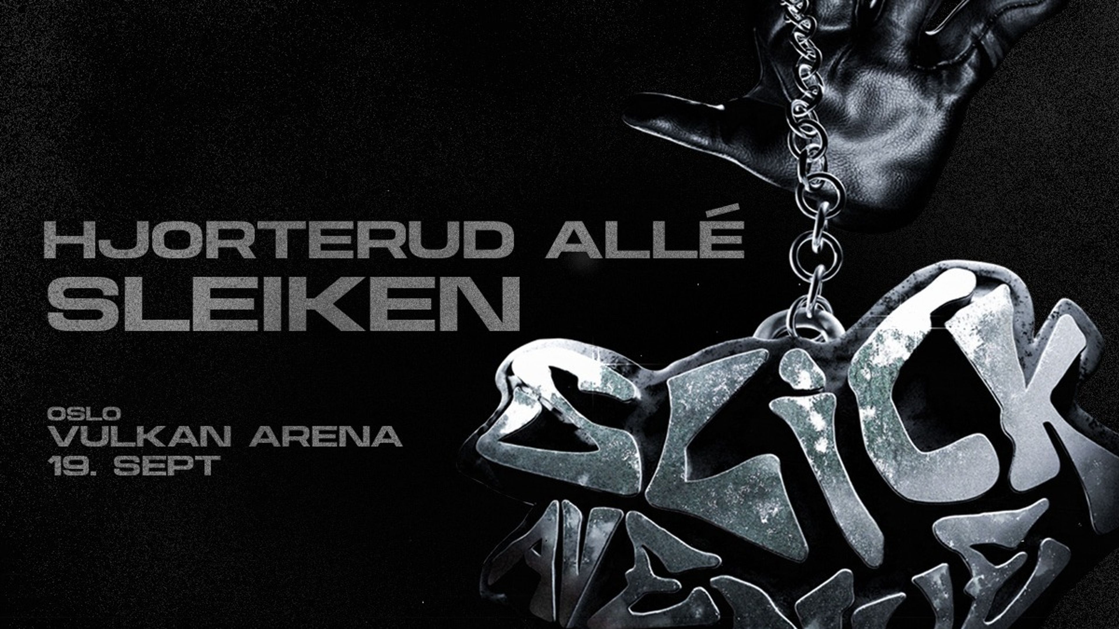 Promotiv grafikk for Hjorterud Allé X Sleiken