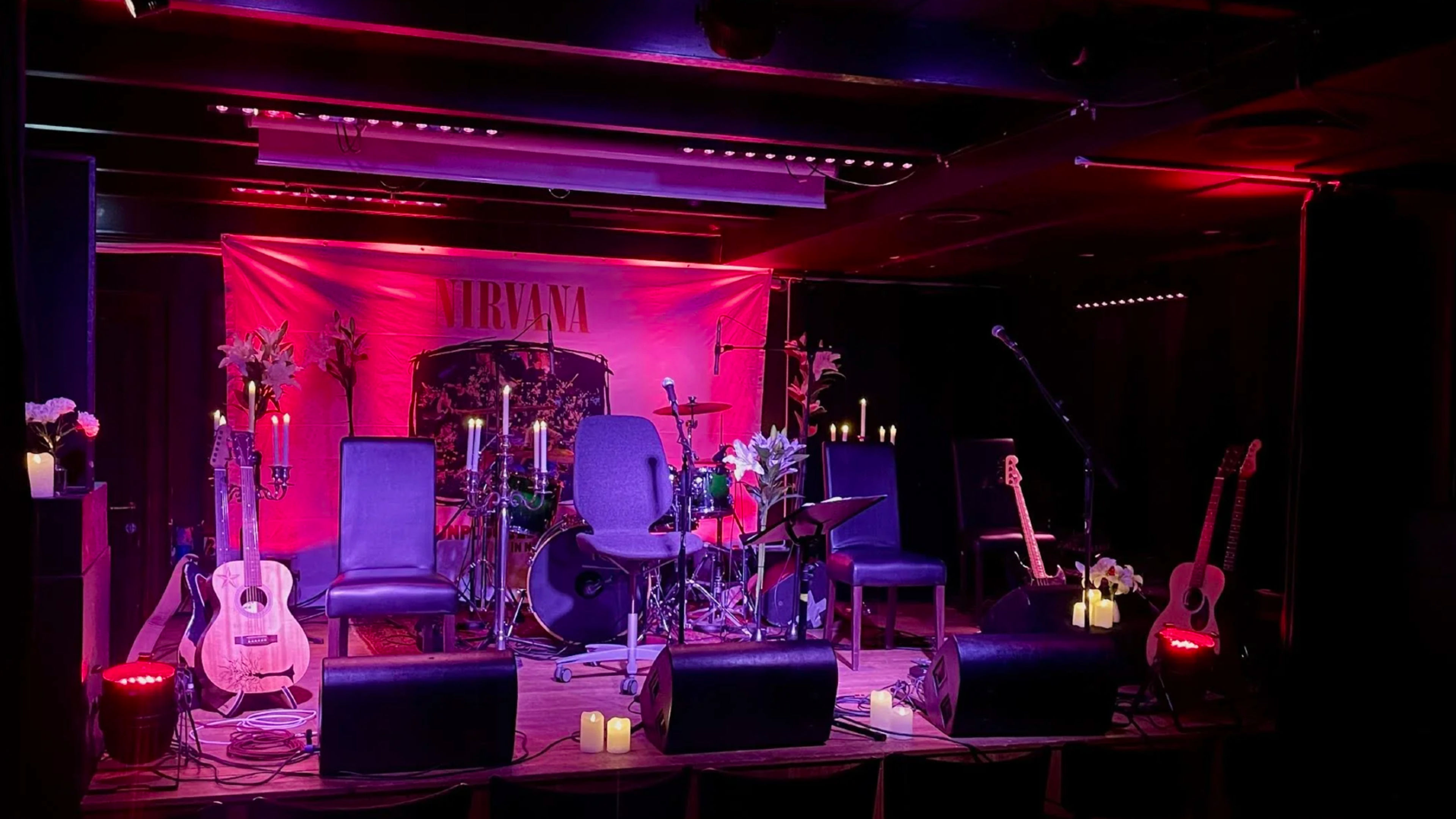 Promotional graphic for Tribute — Nirvana Unplugged