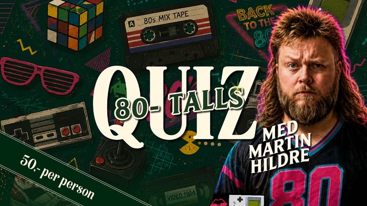 80-talls quiz med Martin Hildre